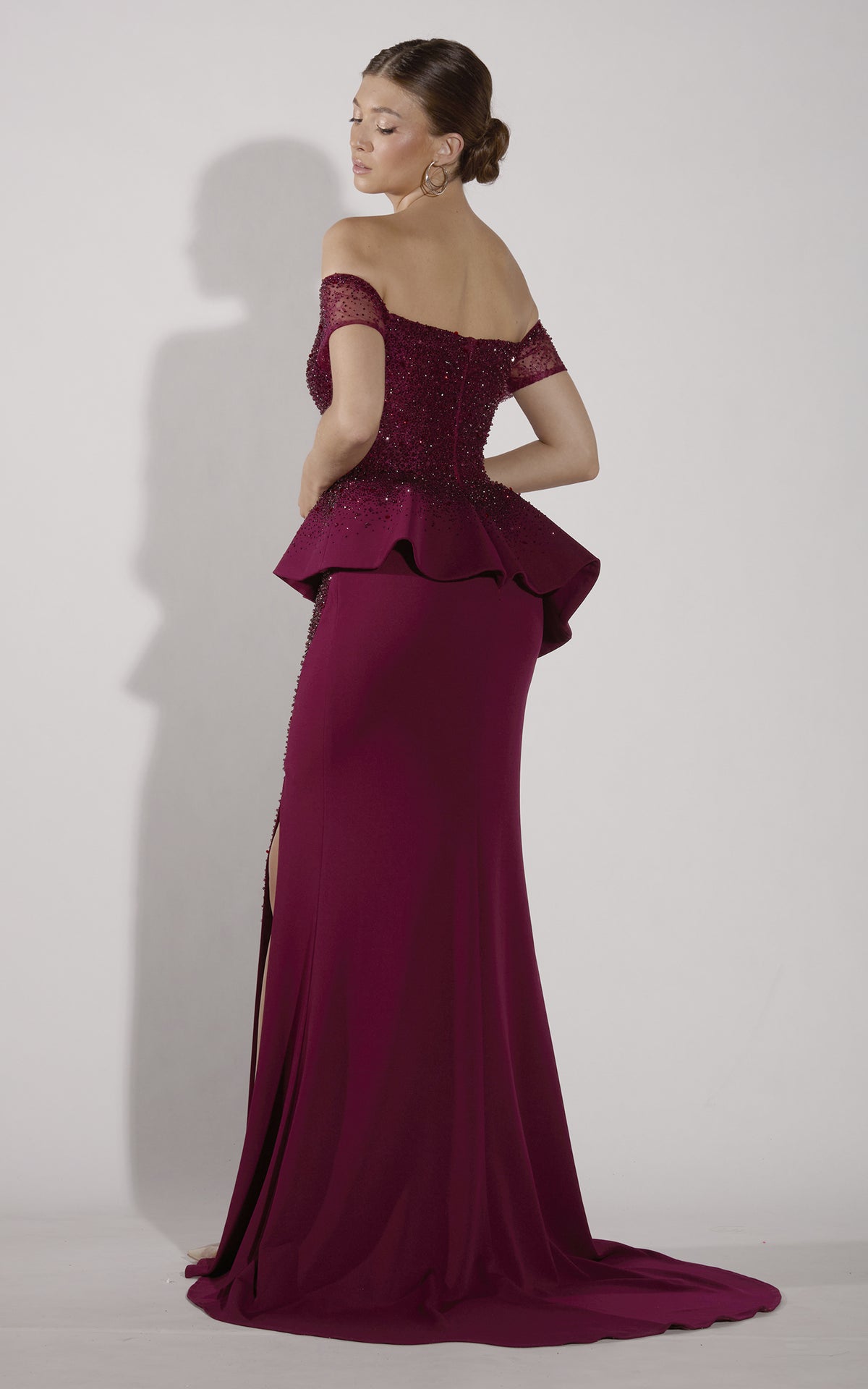 ALYCE Paris 55050 One Shoulder Neckline Ruffles Flowy Dress