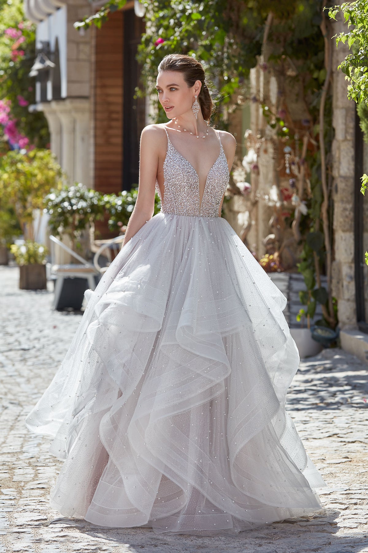 Alyce Paris 61107 Alyce Long Plunging Ruffles Ballgown 드레스