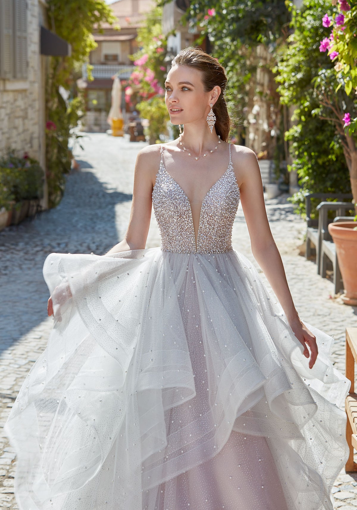 Alyce Paris 61107 Alyce Long Plunging Ruffles Ballgown 드레스