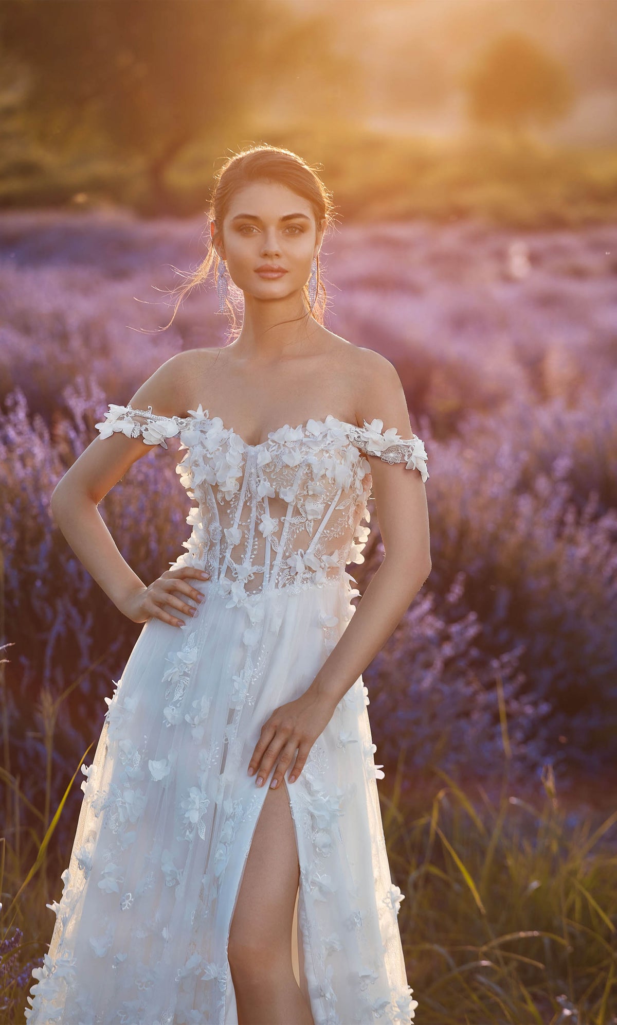 アリス・パリ61308肩から長いアリスはラインドレスを装飾しました