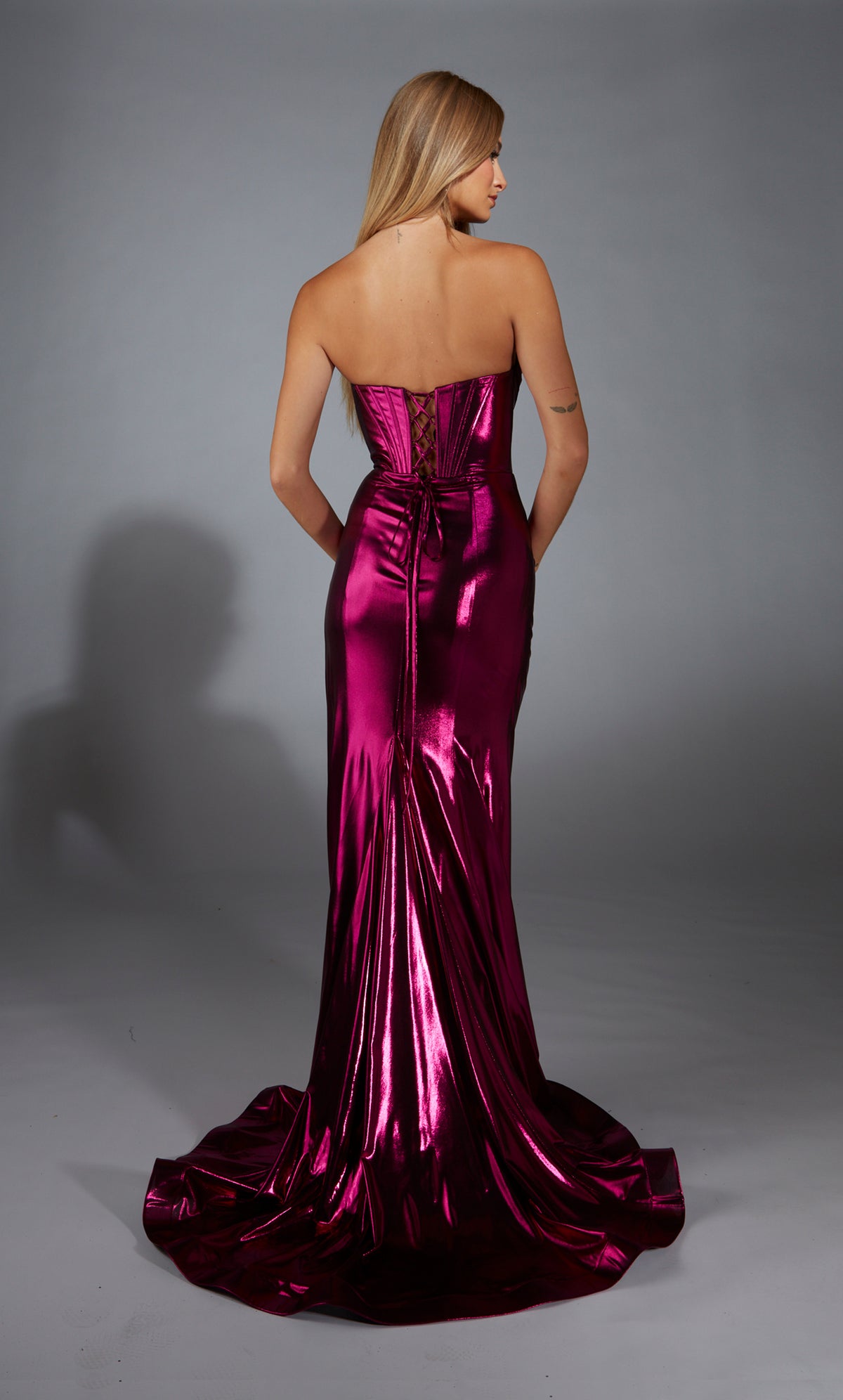 Alyce Paris 61798 Alyce Long V-образное корсет Corset Fit n Flare платье