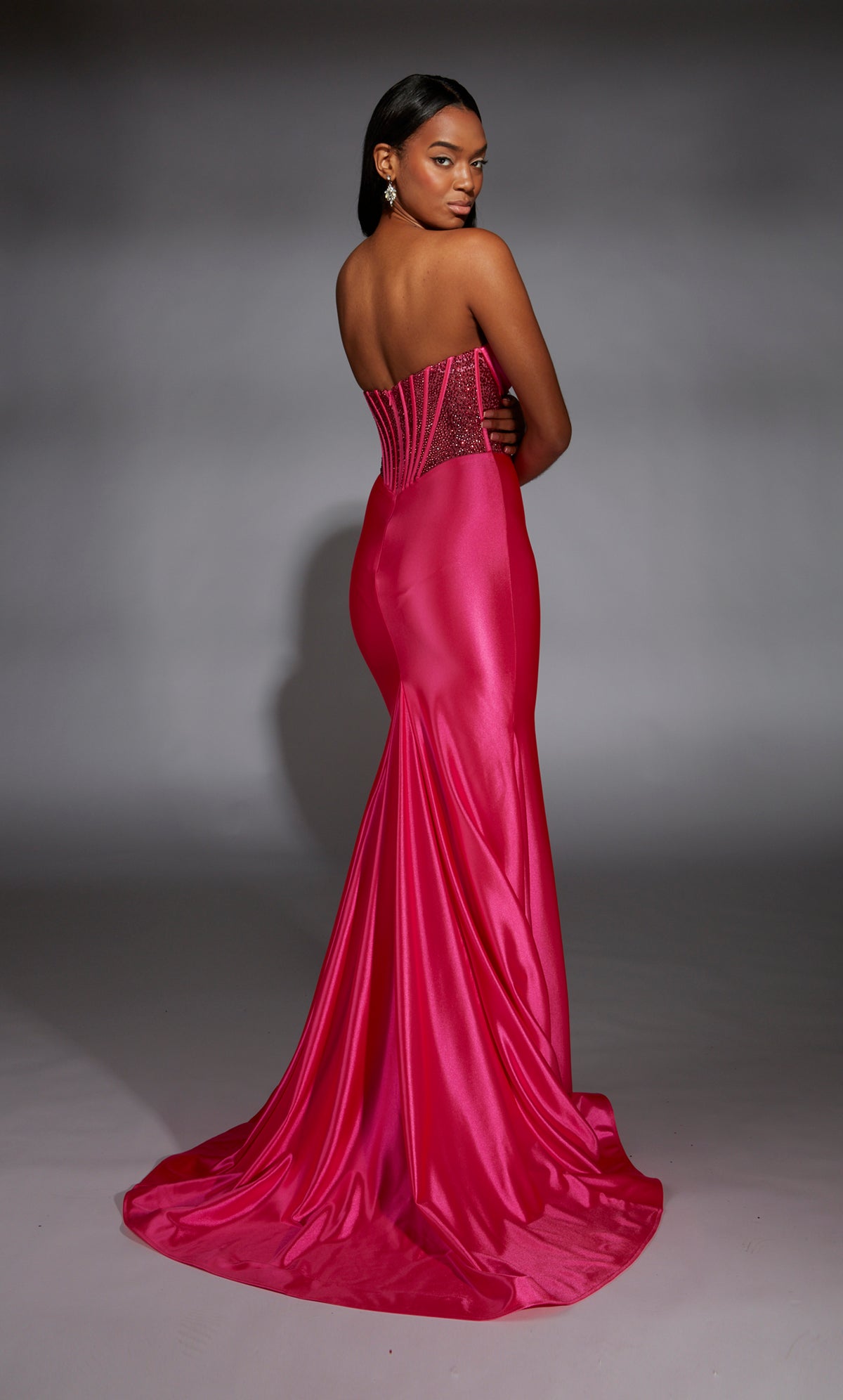 Alyce Paris 61851 Alyce Long Long без бретелек Корсет и платье для вспышки