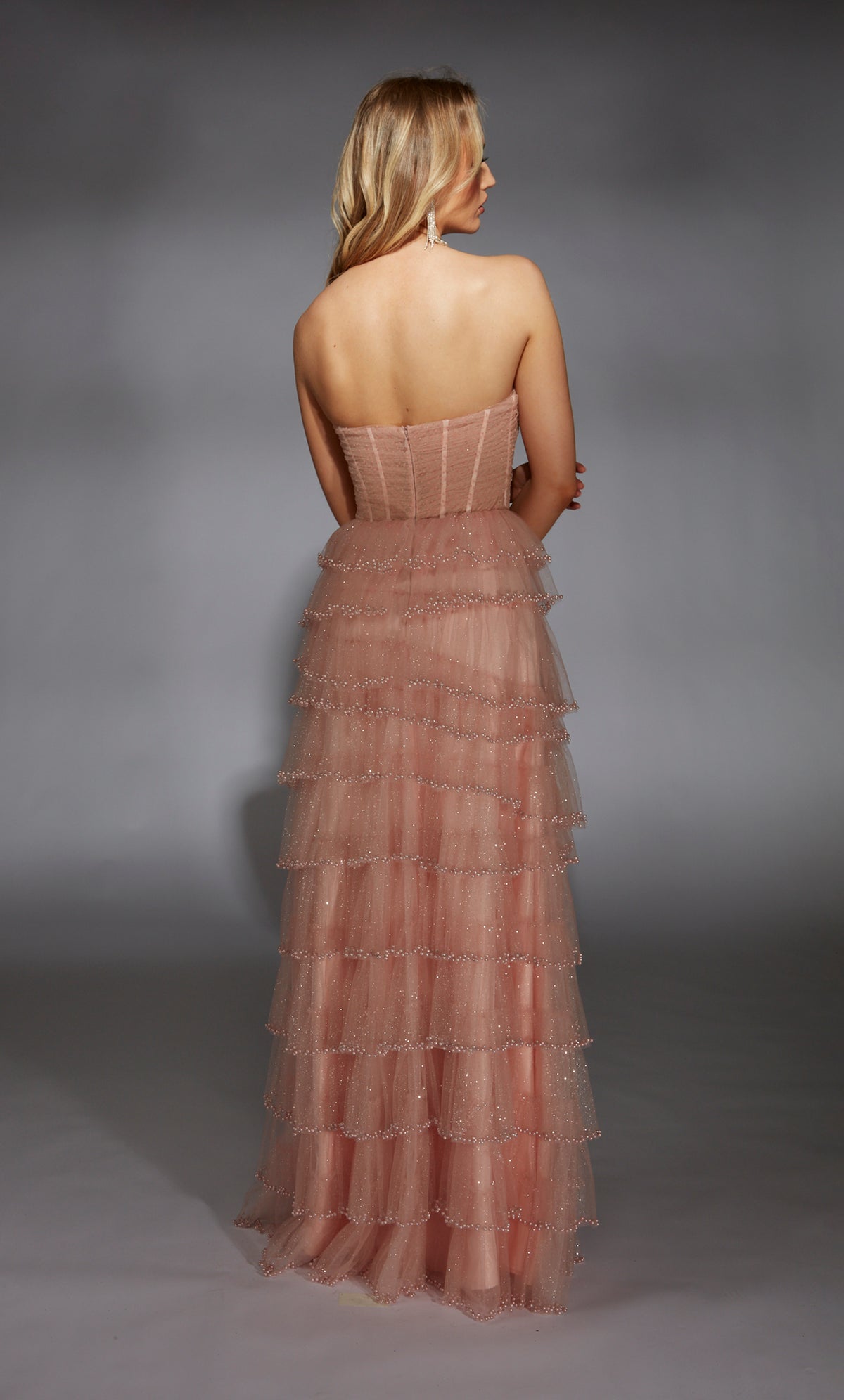 Alyce Paris 61956 Alyce Long без бретелек Corset платье линии