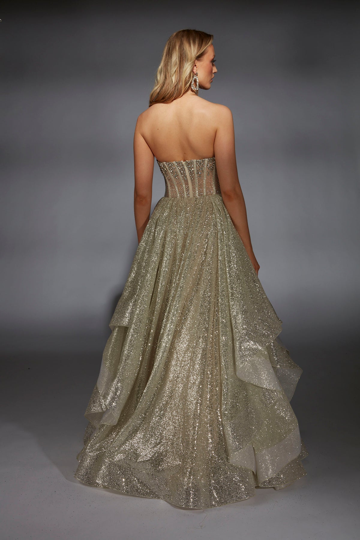 Alyce Paris 61971 Alyce Langes trägerloses Korsett Ballkleid Kleid