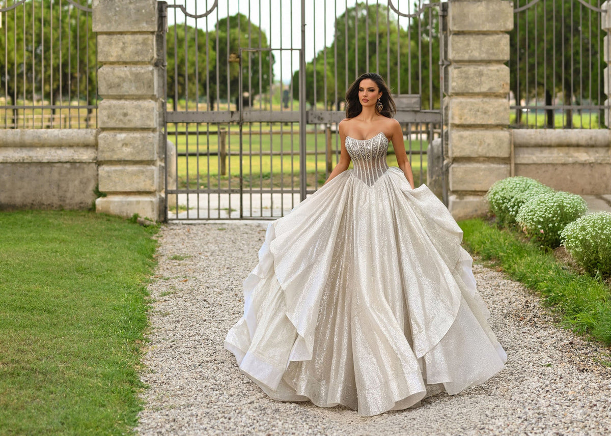 Alyce Paris 61971 Alyce Long без бретелек в корсете платье с мячом