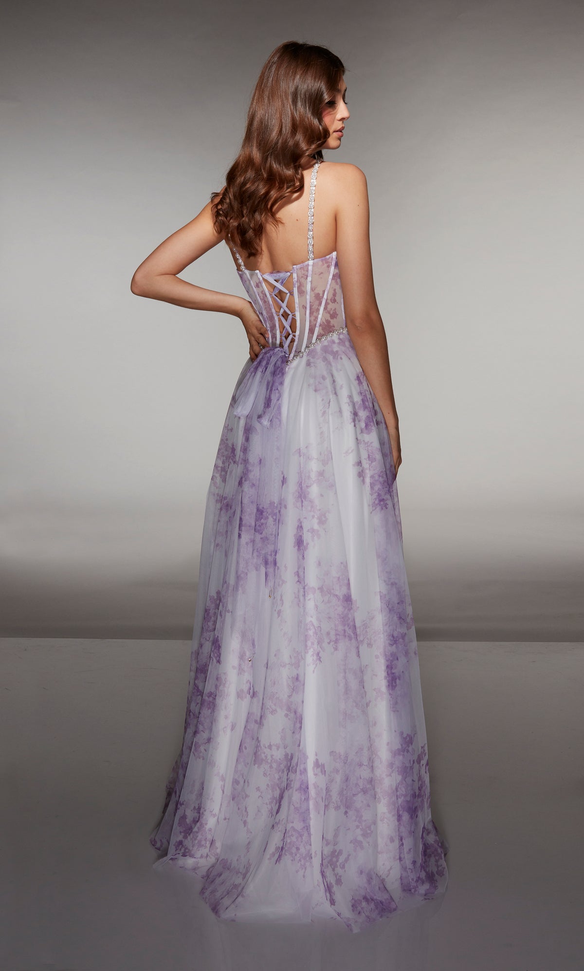ALYCE Paris 61994 Alyce Long Sweetheart Neckline Embellished A Line Dress
