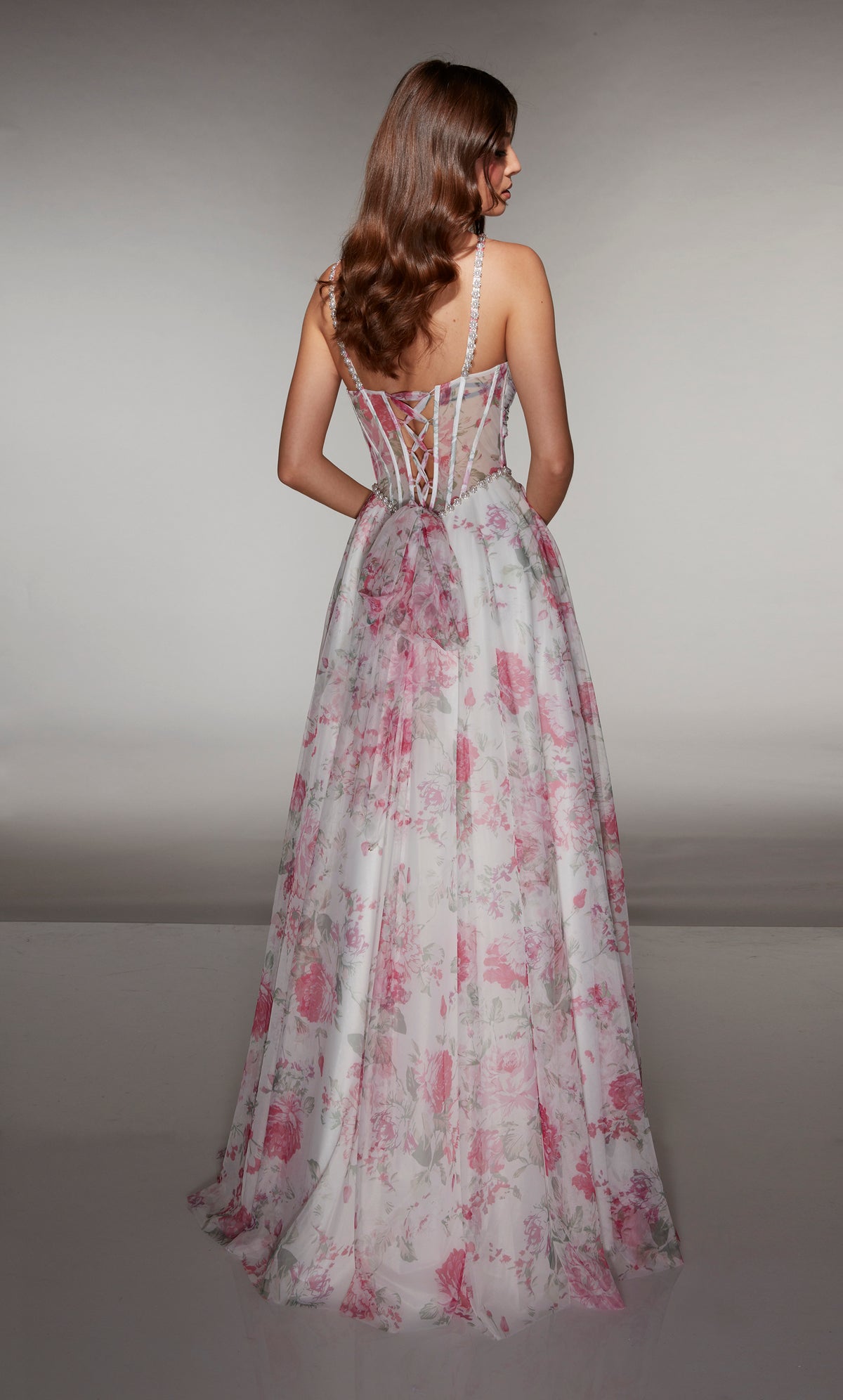 ALYCE Paris 61994 Alyce Long Sweetheart Neckline Embellished A Line Dress