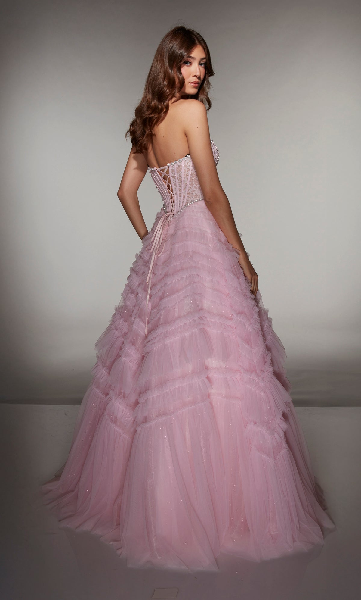 ALYCE Paris 62007 Alyce Long Sweetheart Neckline 80s Inspired Ballgown Dress