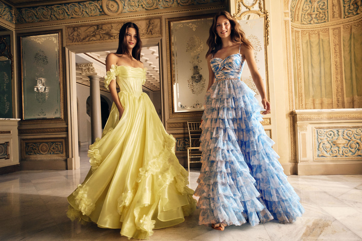 ALYCE Paris 62018 Alyce Long Sweetheart Neckline Ruffles A Line Dress