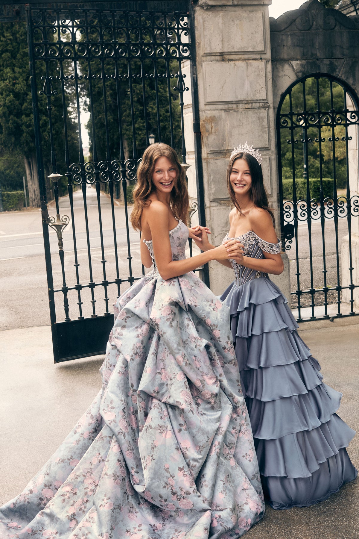 ALYCE Paris 62035 Alyce Long Off The Shoulder Neckline Corset A Line Dress