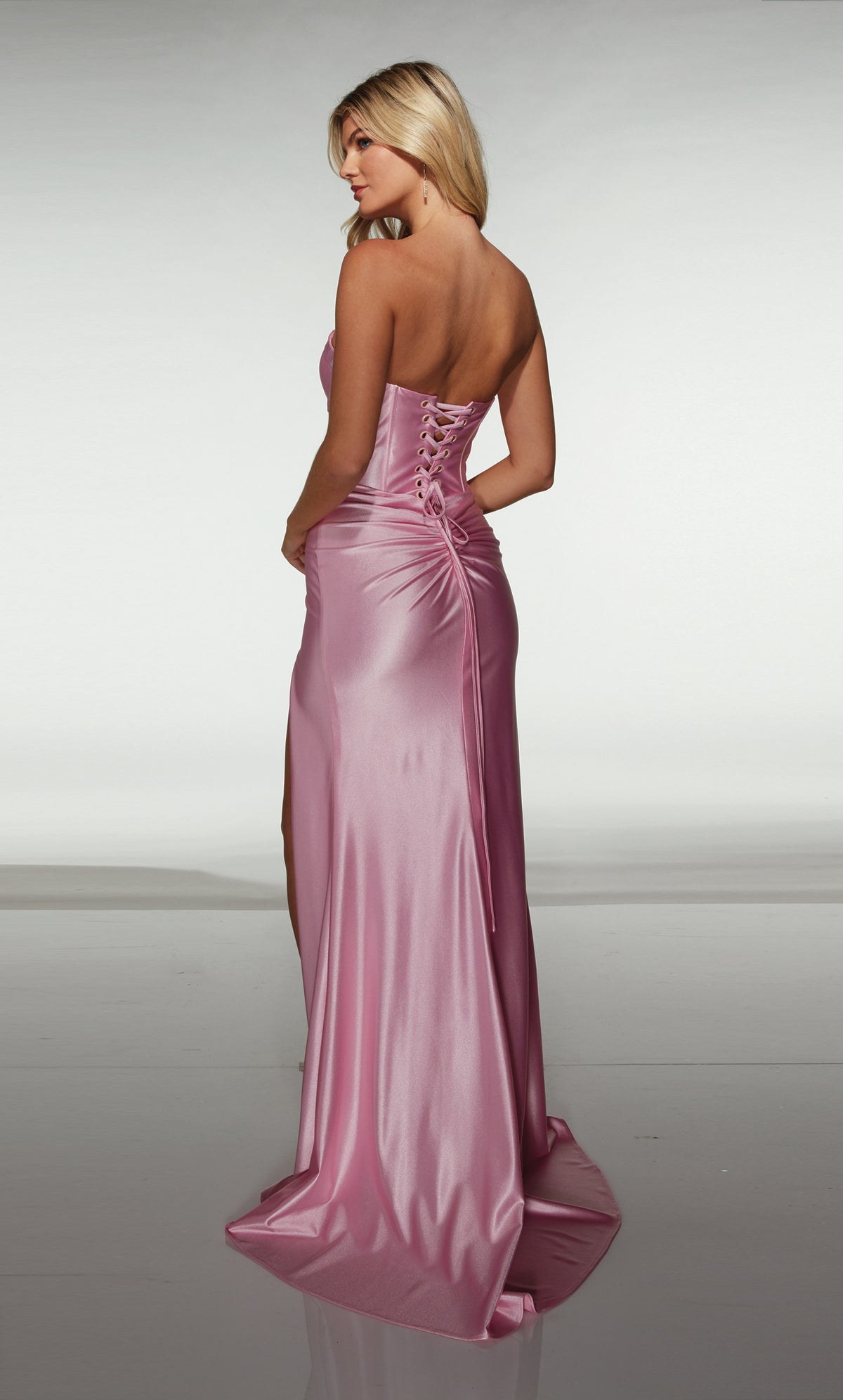 ALYCE Paris 62046 Alyce Long Plunging Neckline Simple Mermaid Dress