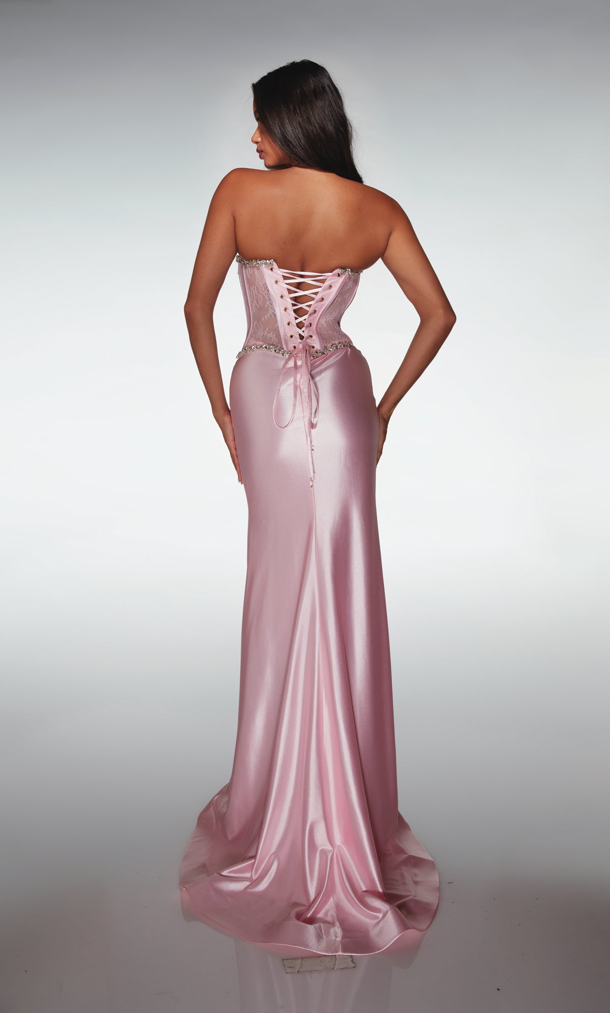 ALYCE Paris 62089 Alyce Long Sweetheart Neckline Illusion Mermaid Dress
