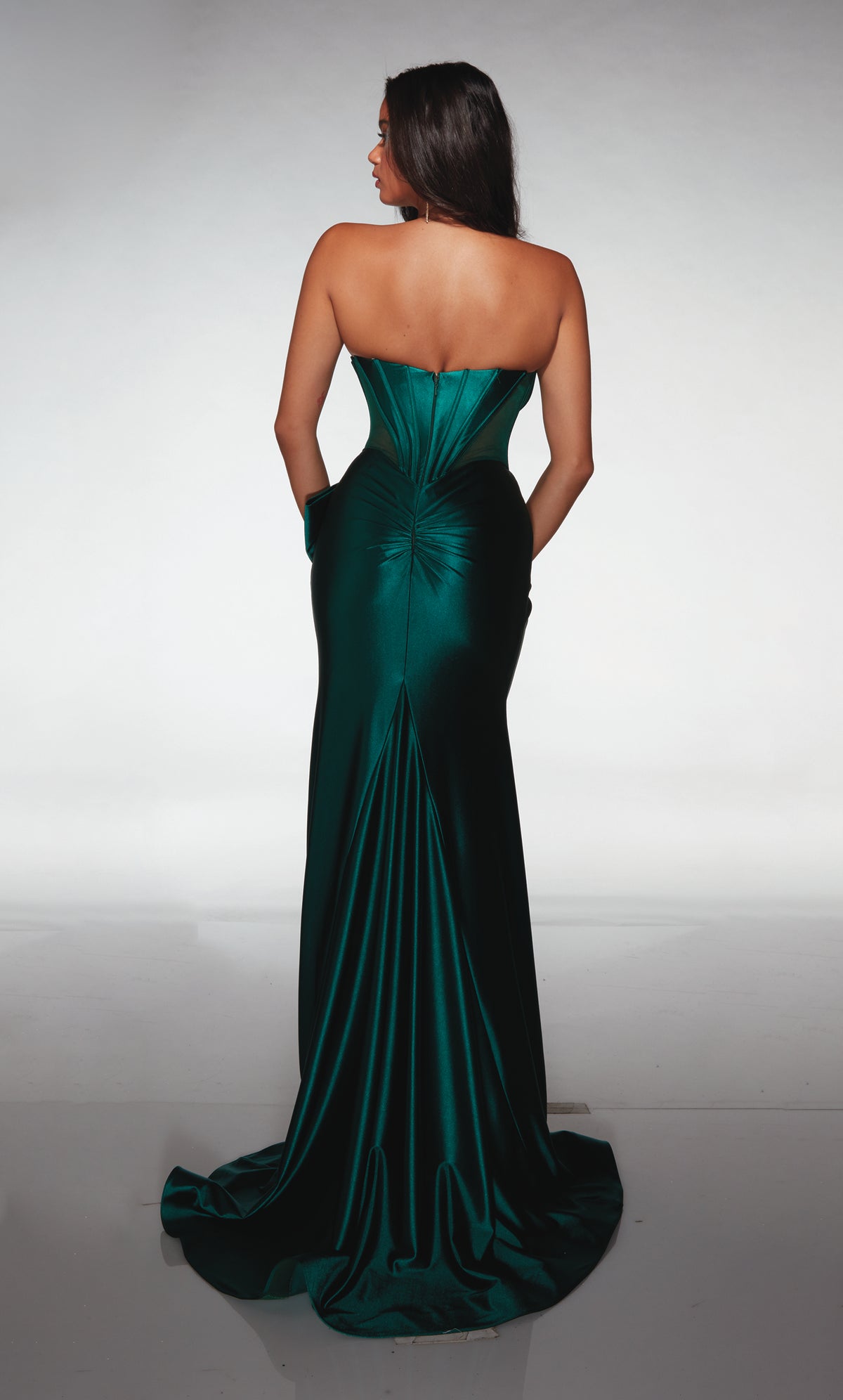 ALYCE Paris 62156 Alyce Long Cat-eye Neckline Sexy Mermaid Dress