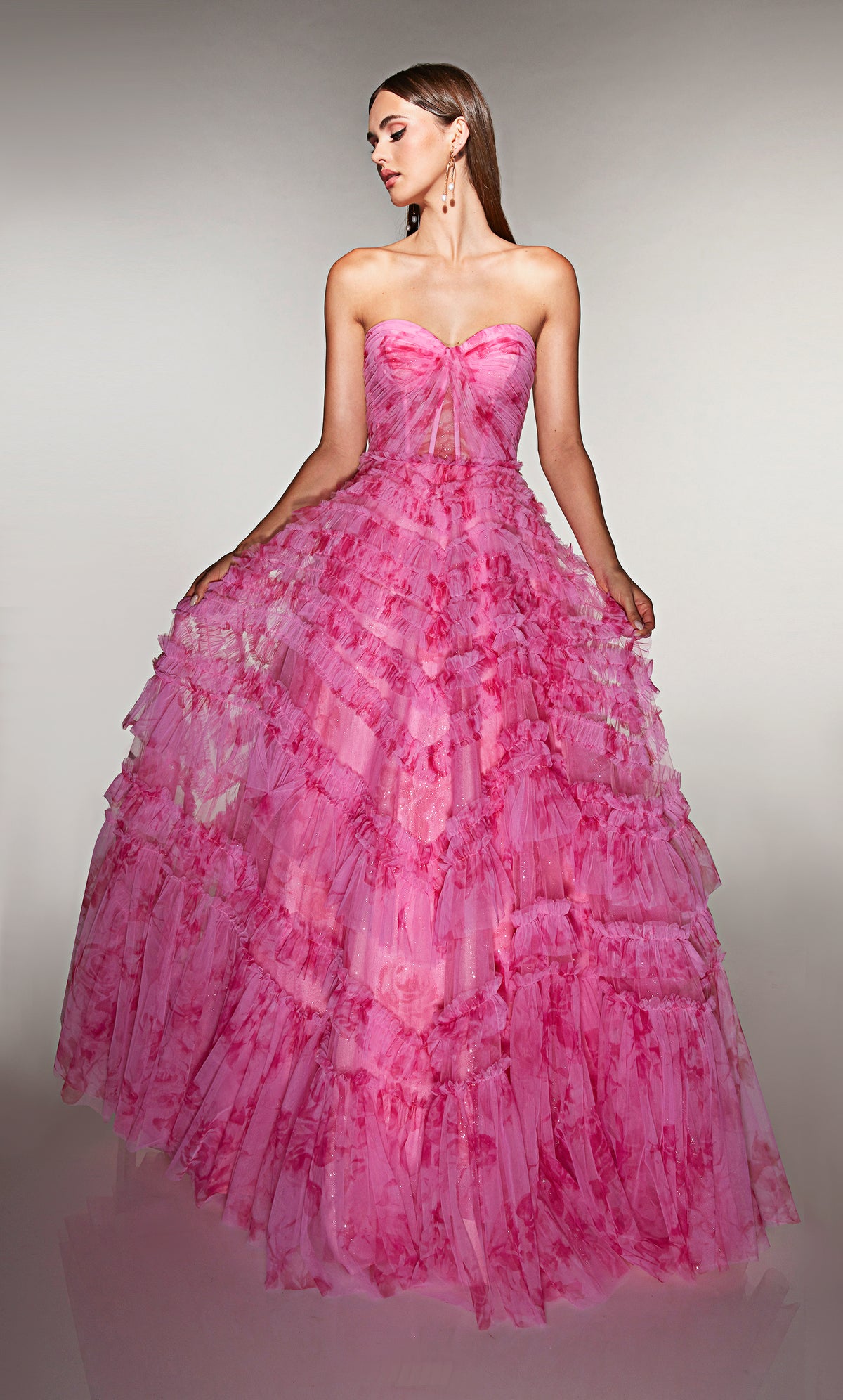 ALYCE Paris 62164 Alyce Long Sweetheart Neckline Ruched/draped Ballgown Dress