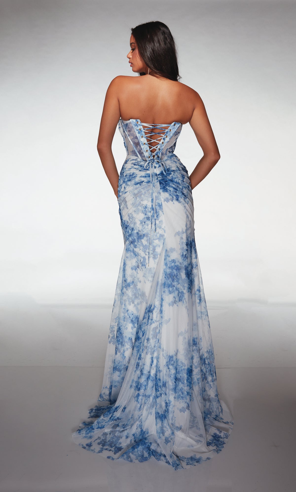 ALYCE Paris 62176 Alyce Long Sweetheart Neckline Ruched/draped Straight Dress
