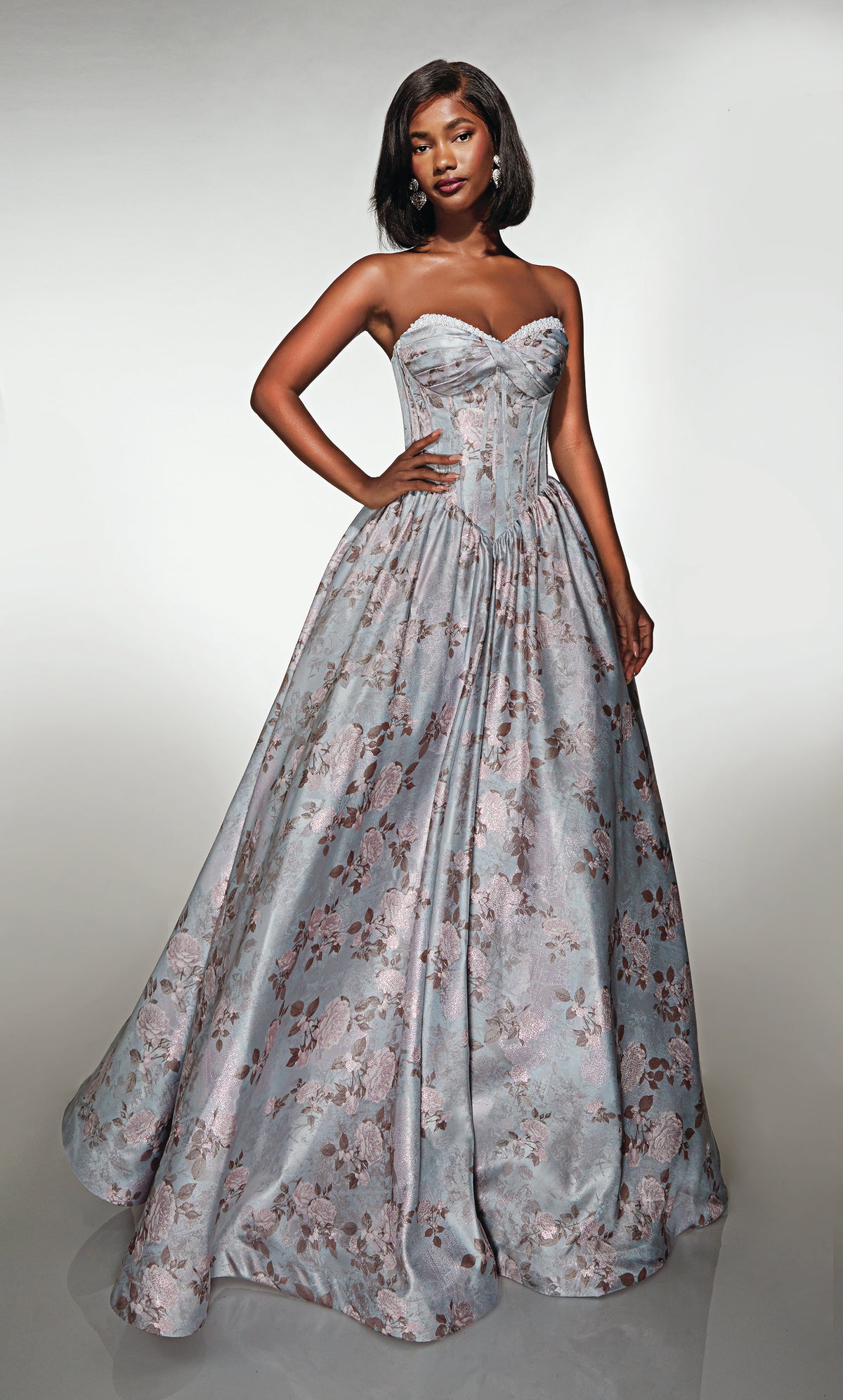 ALYCE Paris 62181 Alyce Long Sweetheart Neckline Corset Ballgown Dress