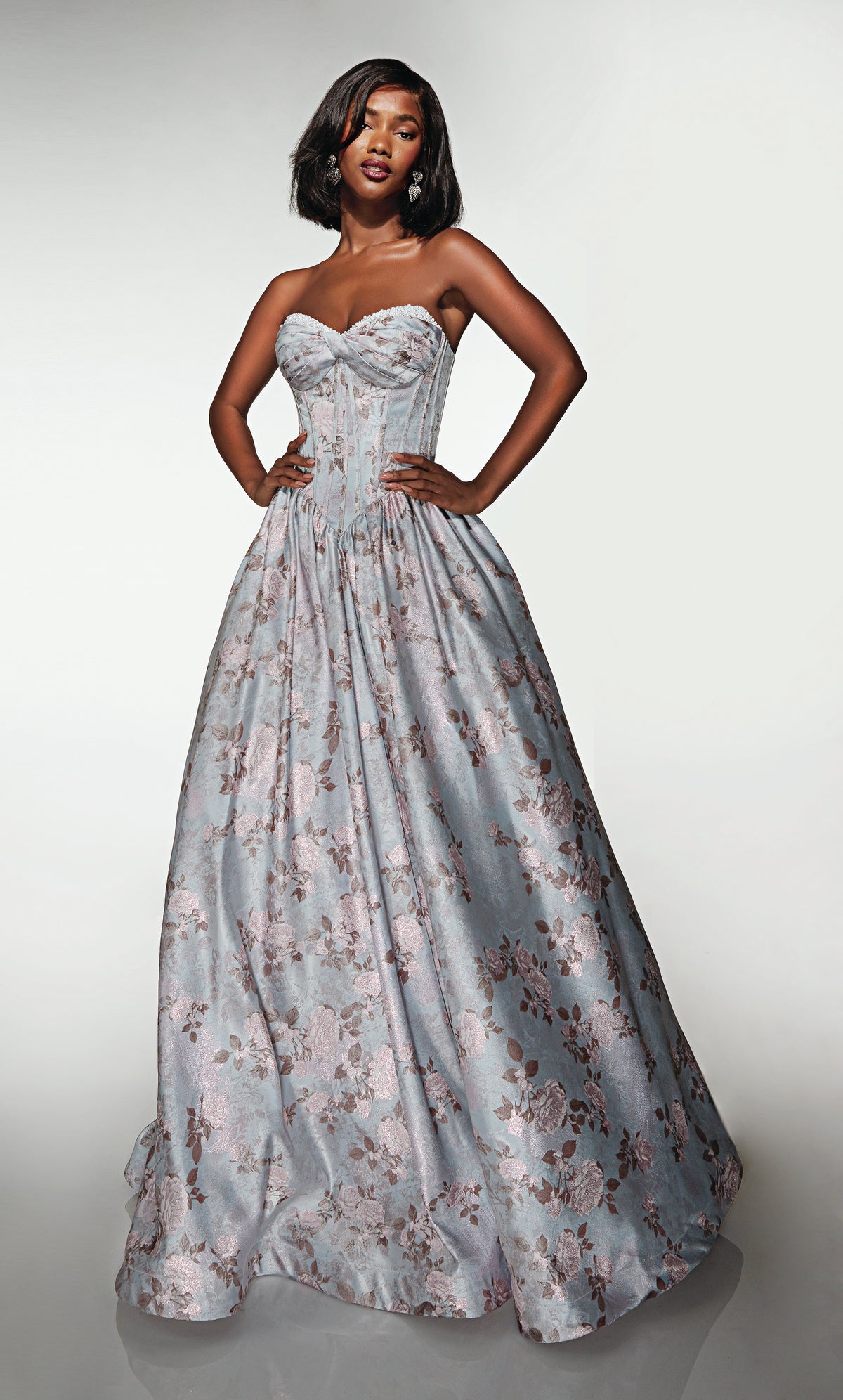 ALYCE Paris 62181 Alyce Long Sweetheart Neckline Corset Ballgown Dress
