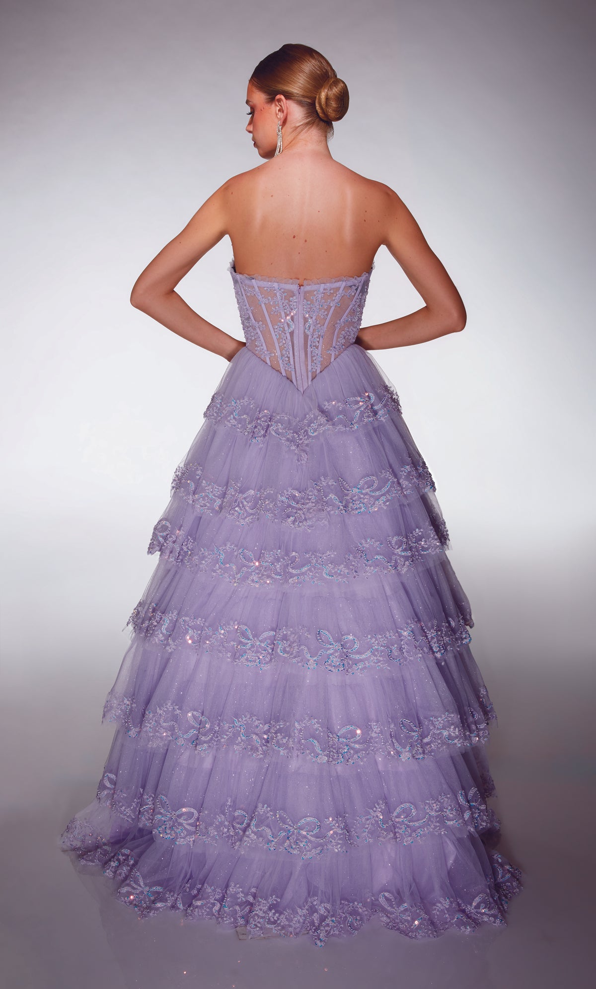 ALYCE Paris 62191 Alyce Long Strapless Neckline Elegant A Line Dress