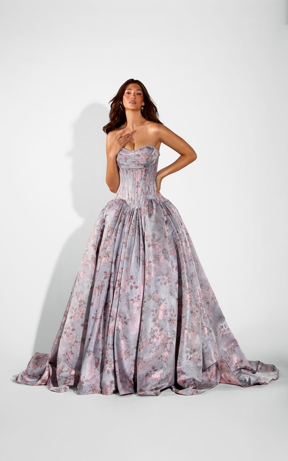 ALYCE Paris 62220 Alyce Long Sweetheart Neckline Ruched/draped Ballgown Dress