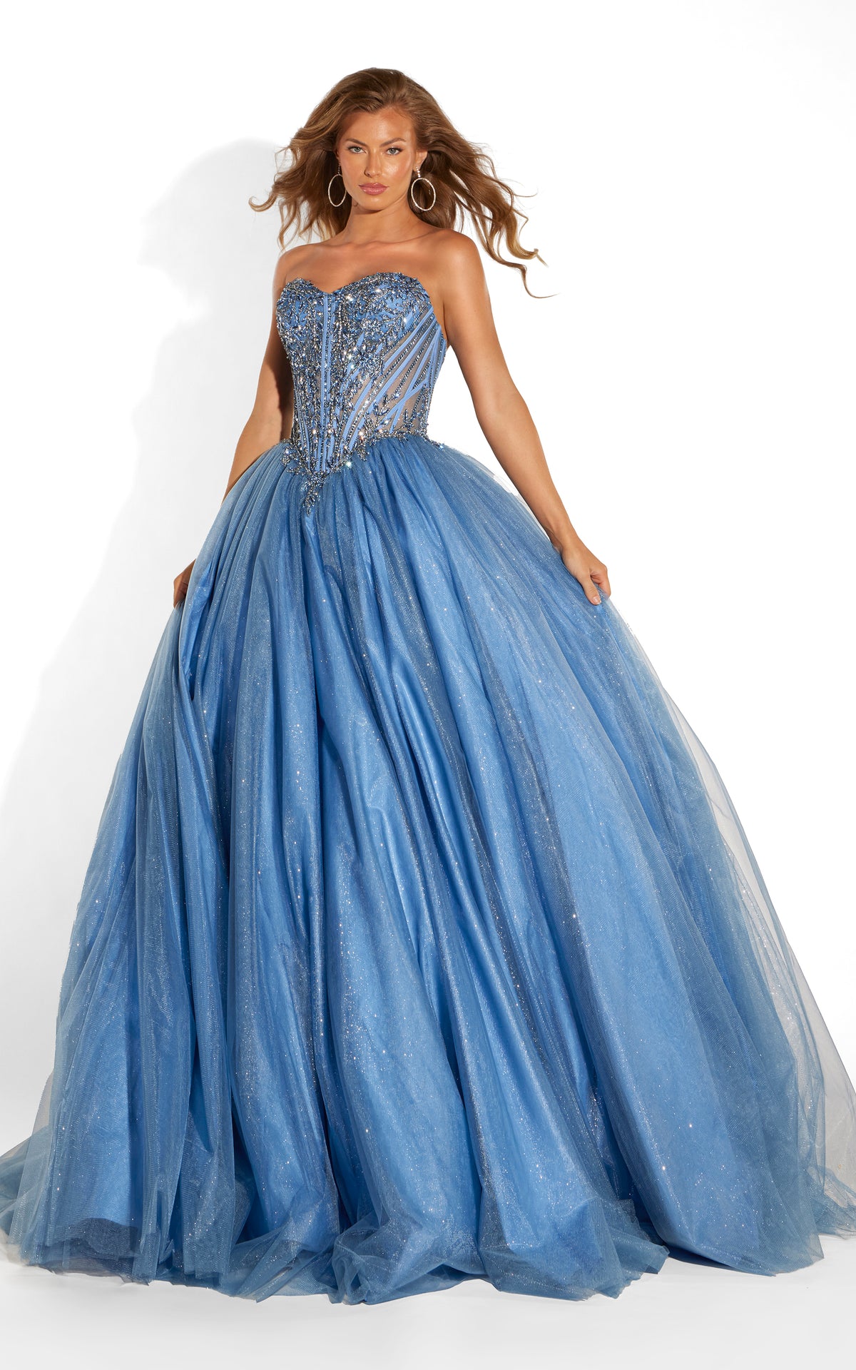 ALYCE Paris 62233 Alyce Long V-neckline Elegant Ballgown Dress