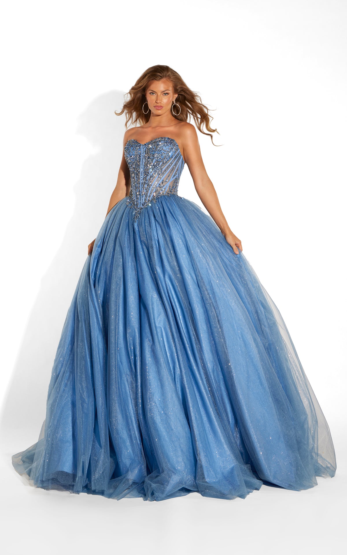 ALYCE Paris 62233 Alyce Long V-neckline Elegant Ballgown Dress