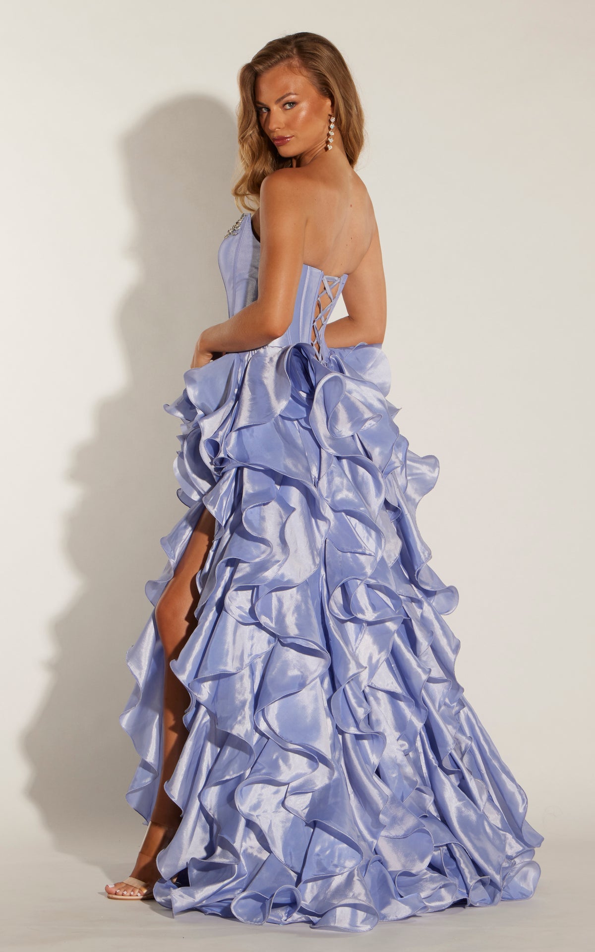 ALYCE Paris 62275 Alyce Long Cat-eye Neckline Elegant Ballgown Dress