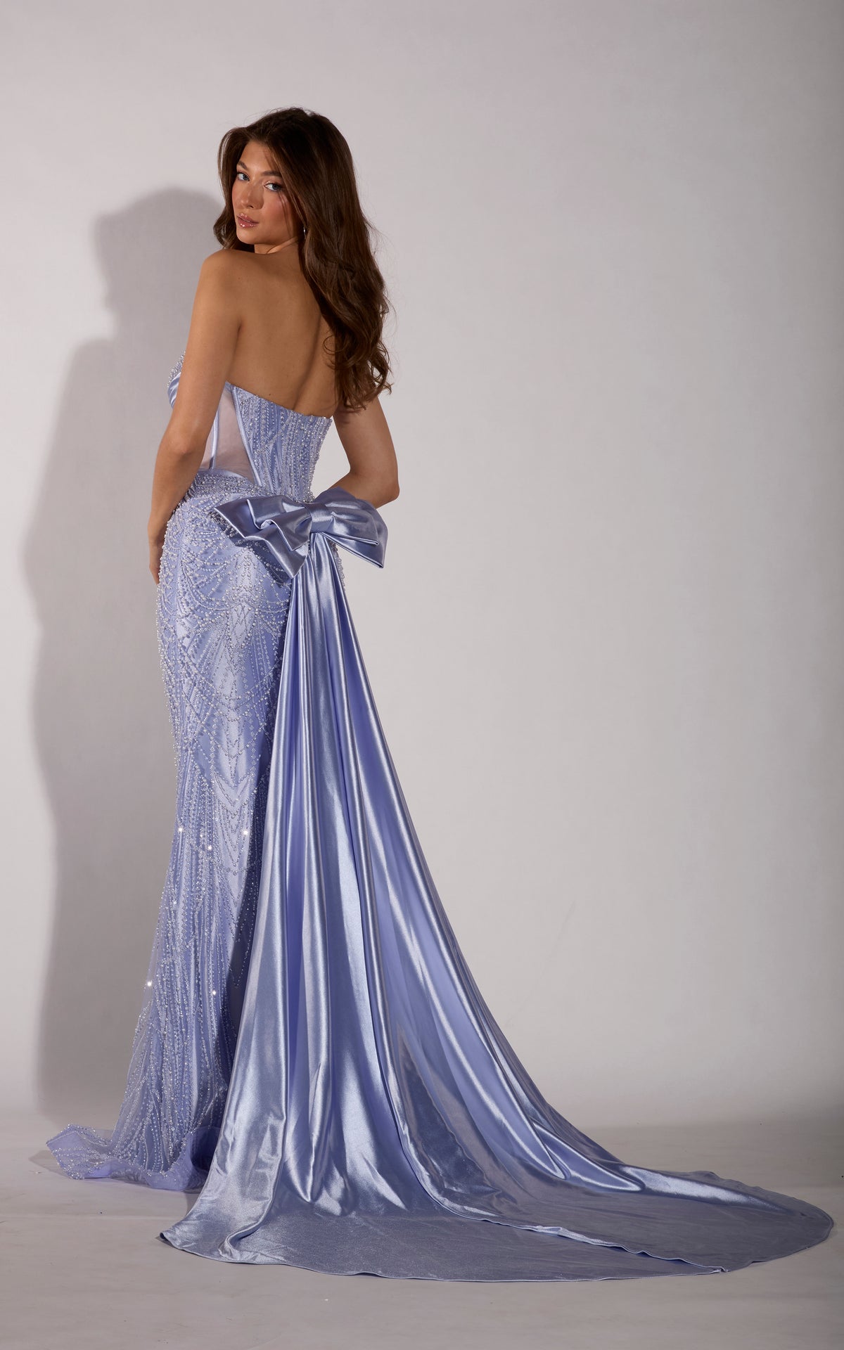 ALYCE Paris 62380 Alyce Long Sweetheart Neckline Ruched/draped Dress