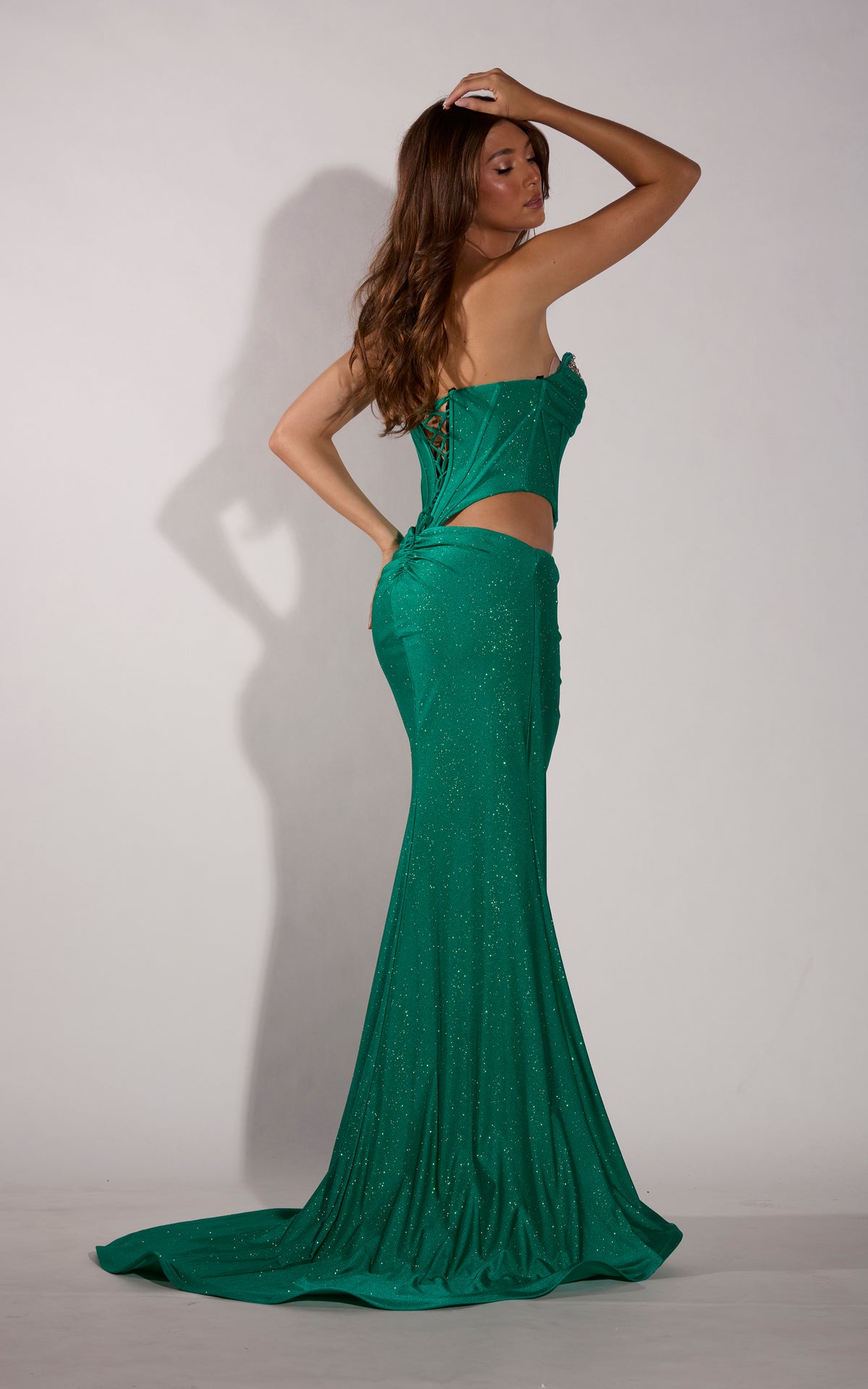 ALYCE Paris 62404 Alyce Long Sweetheart Neckline Shimmery/sparkly Dress