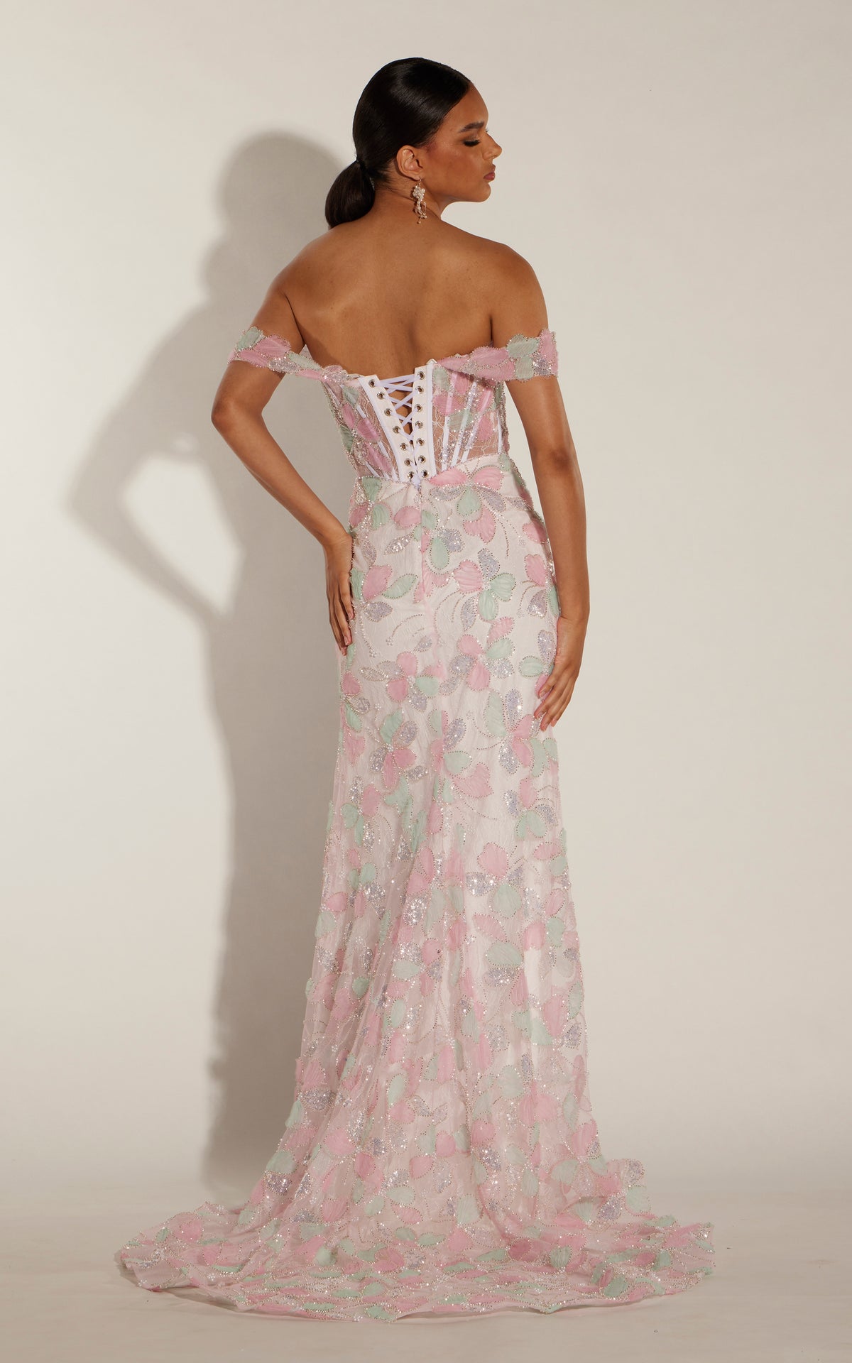 ALYCE Paris 62452 Alyce Long Sweetheart Neckline Embellished Fit N Flare Dress