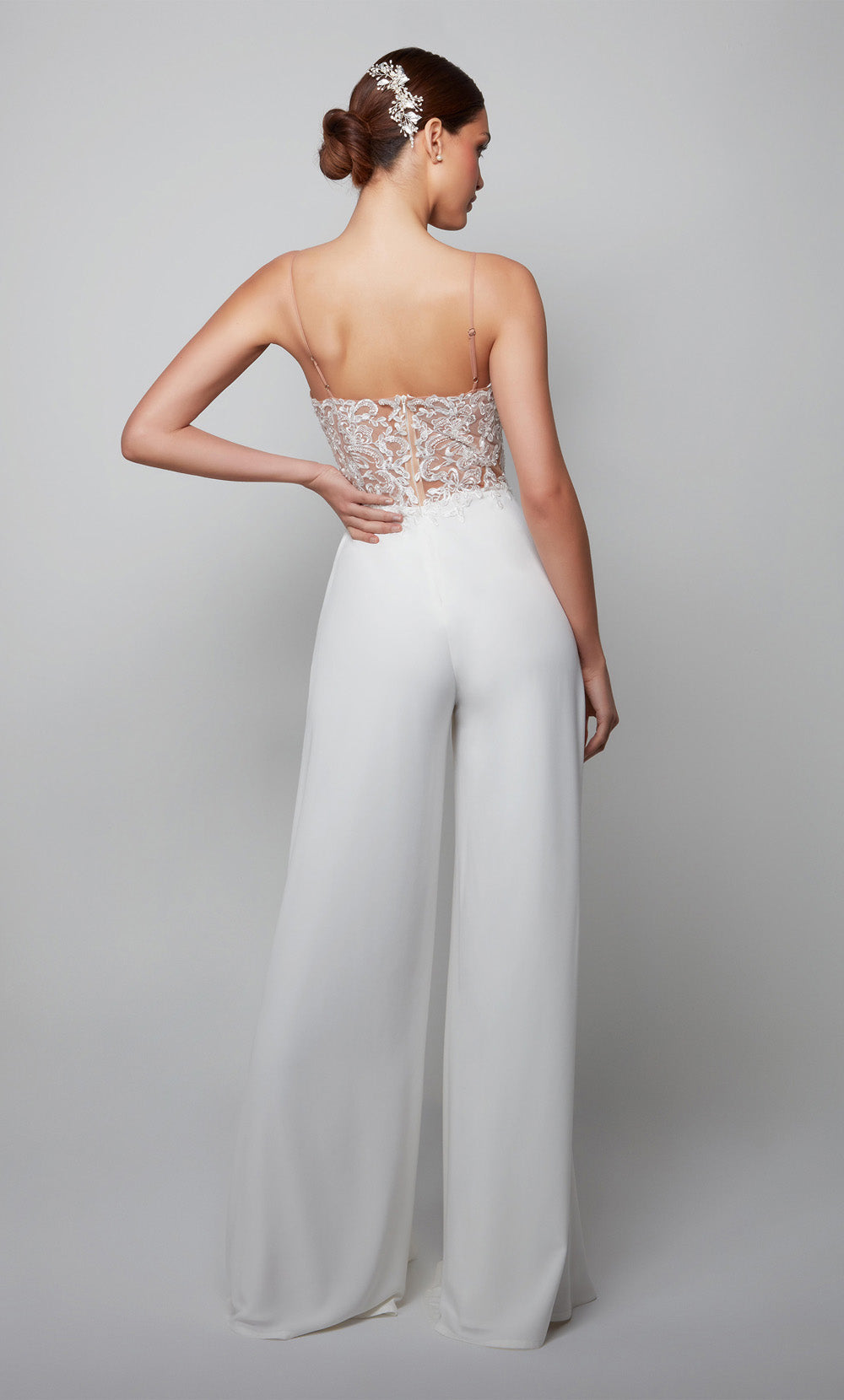 Alyce Paris 70017 Bridal Sweetheart 장식 점프 수트 드레스