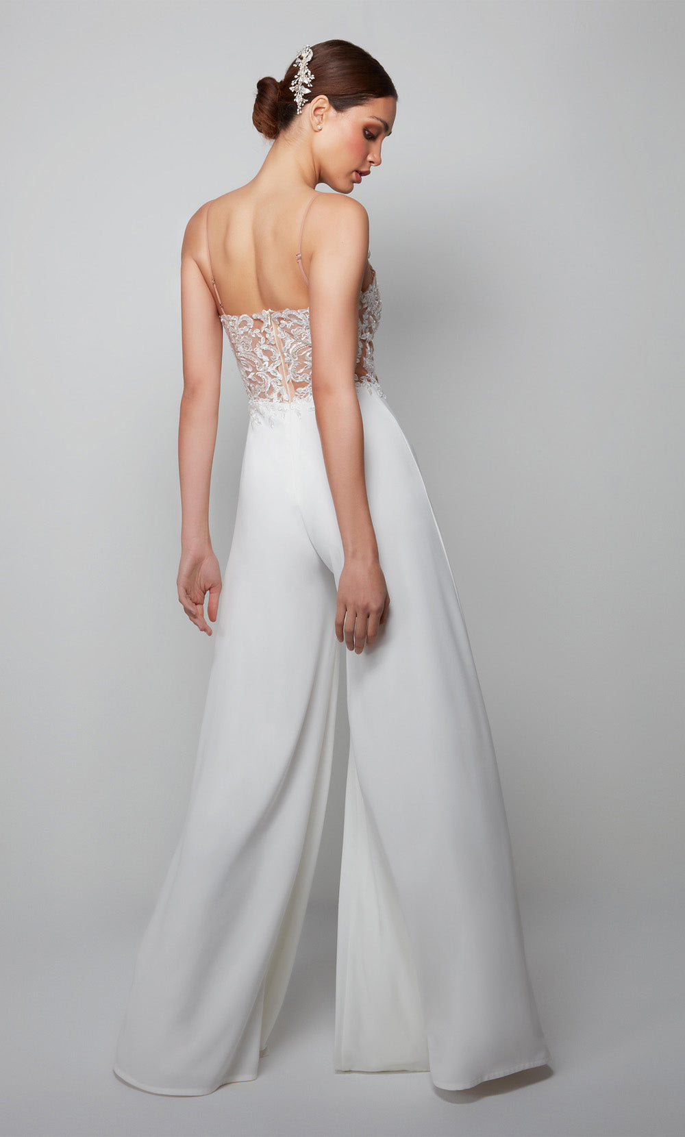 Alyce Paris 70017 Bridal Sweetheart 장식 점프 수트 드레스