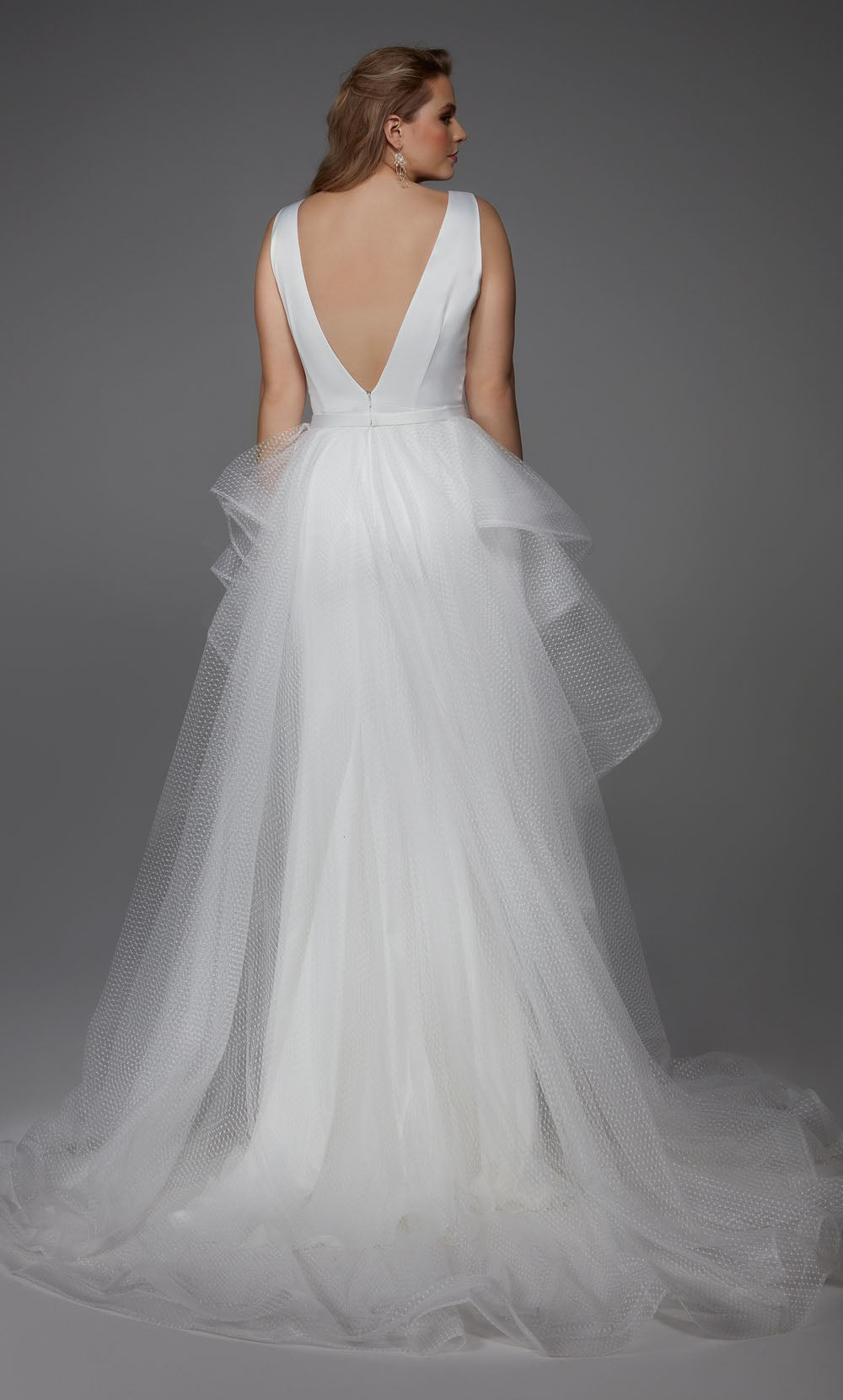 Alyce Paris 7019 신부 급락 열차 FIT N 플레어 드레스