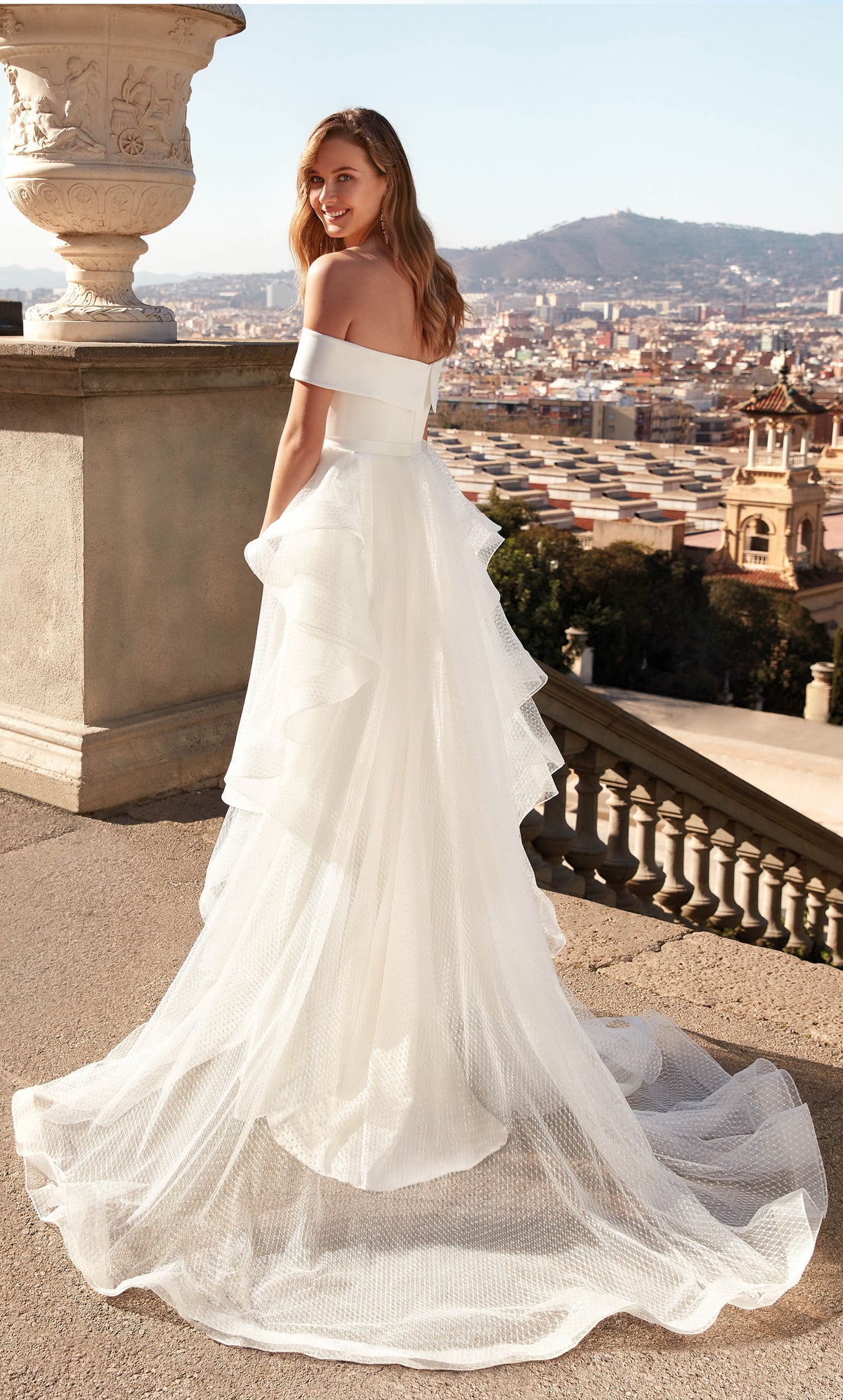 ALYCE PARIS 7020 BRIDAL OFF THE SUPHER TRAIN ADRIT ET ROBLE DE FLARE