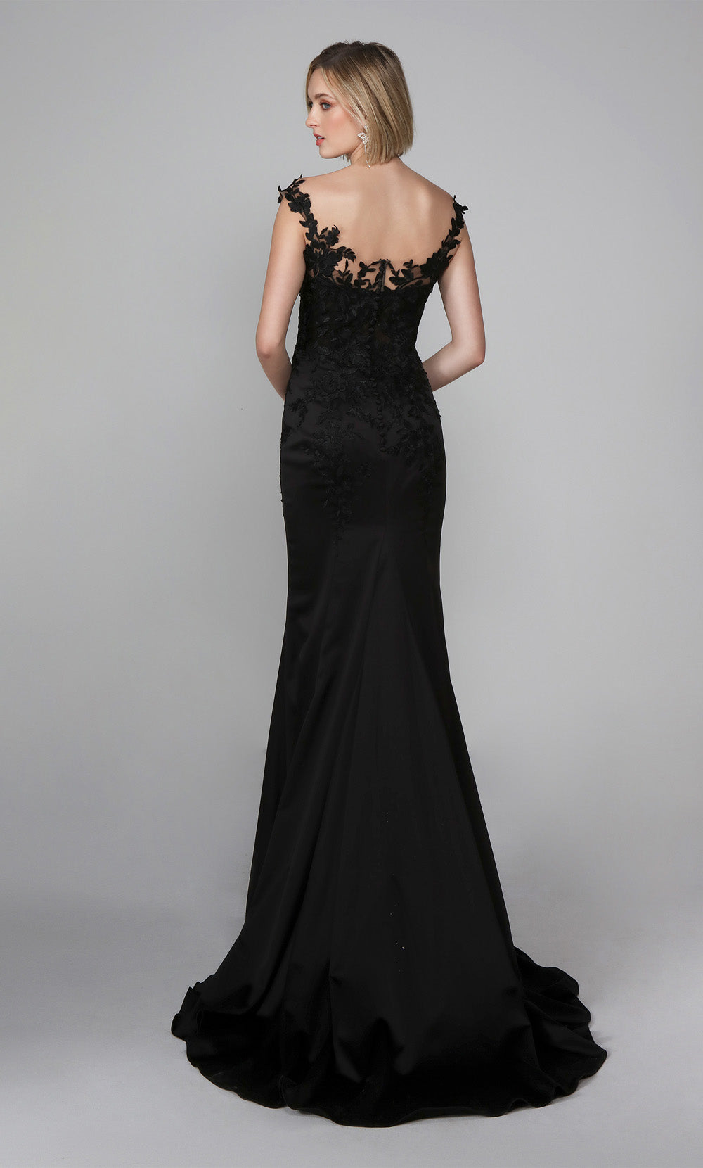 Alyce Paris 7026 Bridal fuori dalla spalla Sexy Fit N Flare abito