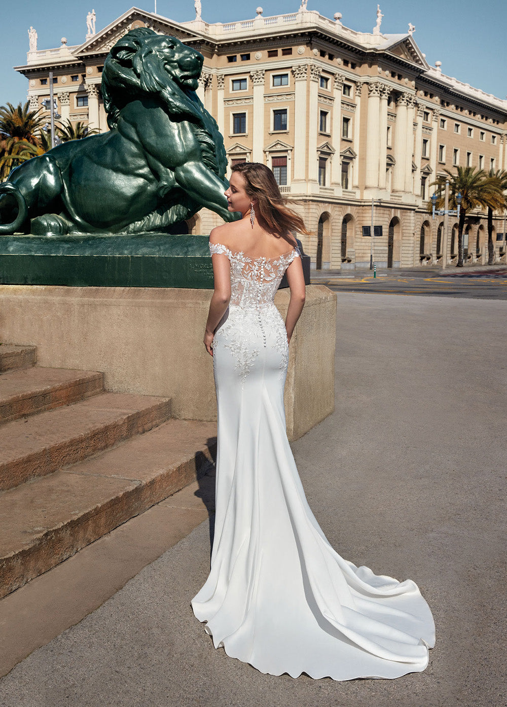 Alyce Paris 7026 Bridal с плеча Sexy Fit N Flare Plare