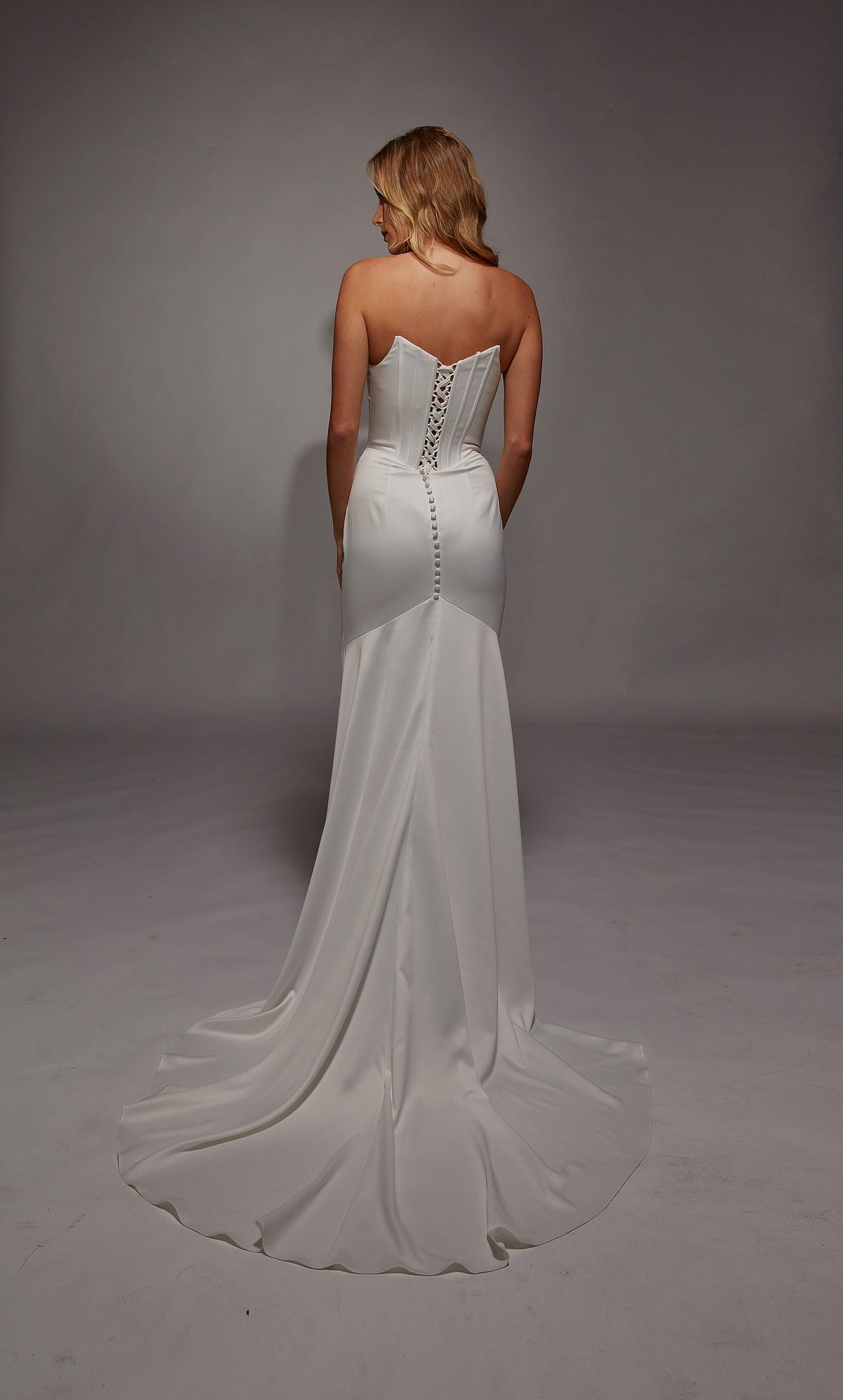 ALYCE PARIS 7139 Collieuse de scoop de mariée