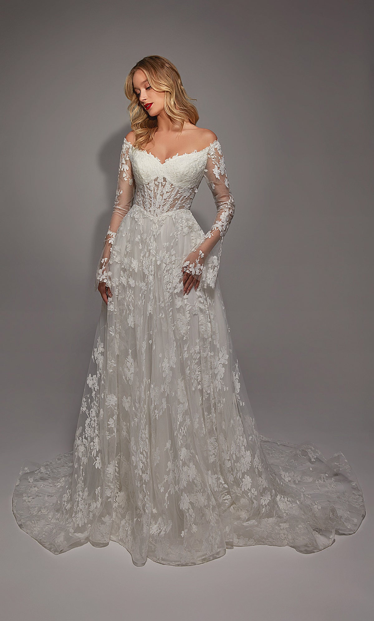 Alyce Paris 7150 Bridal Sweet-Cart-Cound Corset Corset une robe de ligne