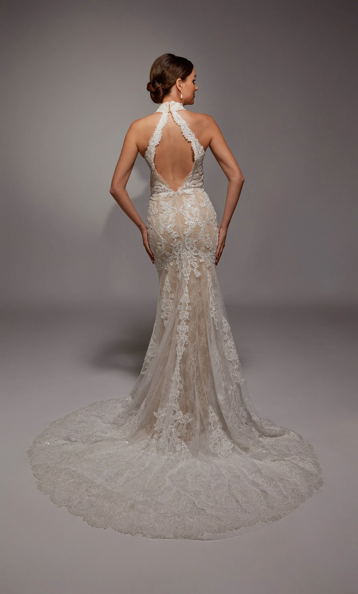 Alyce Paris 7159 Bridal High Salline Trast Press Press