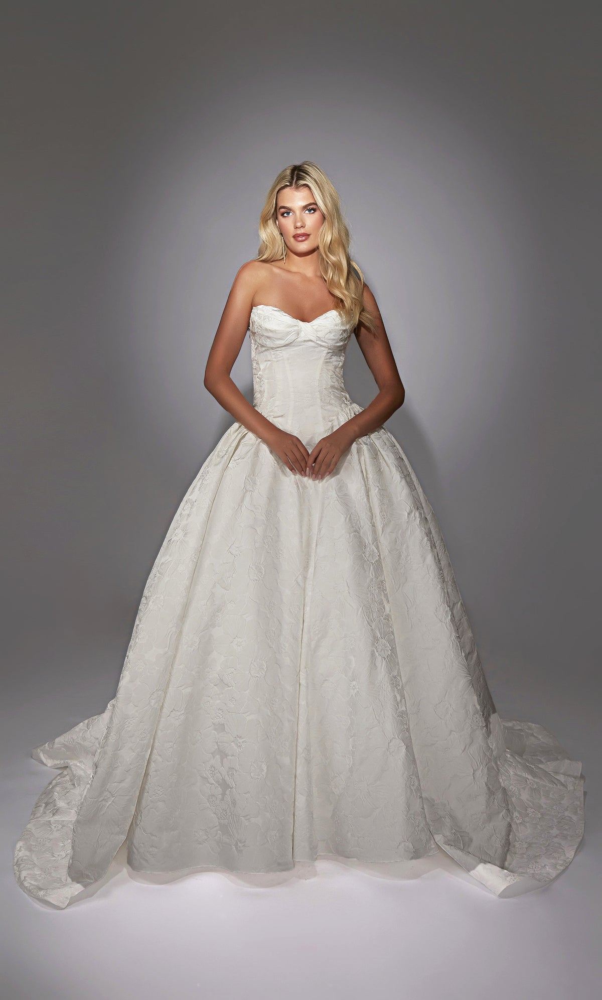 Alyce Paris 7164 Robe de plénitude médiane du corset sans bretelles Bridal Bridal