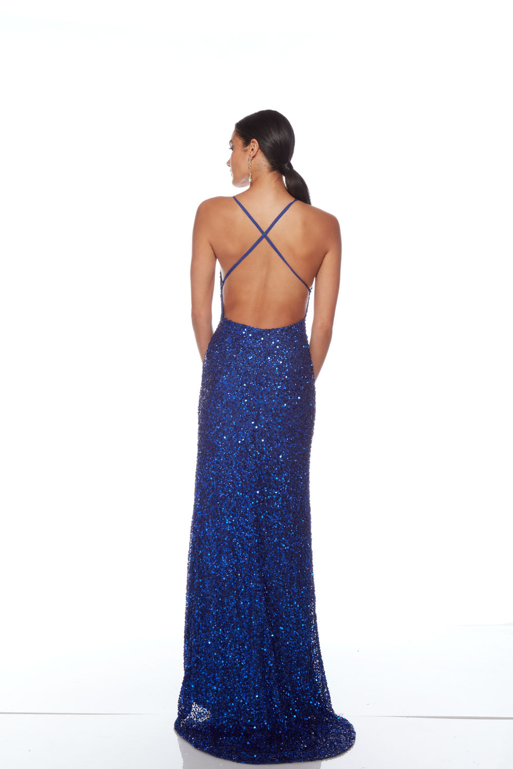 Alyce Paris 88002 V-Neck verziert gerade Kleid