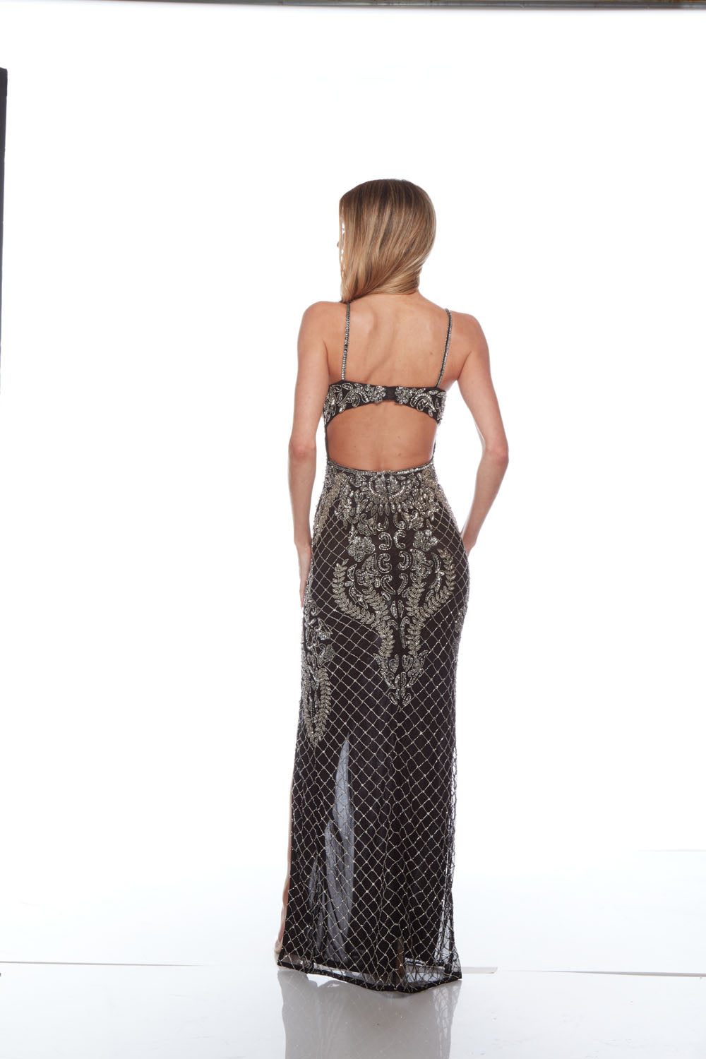 Alyce Paris 88004 SCOOP Vestido recto adornado