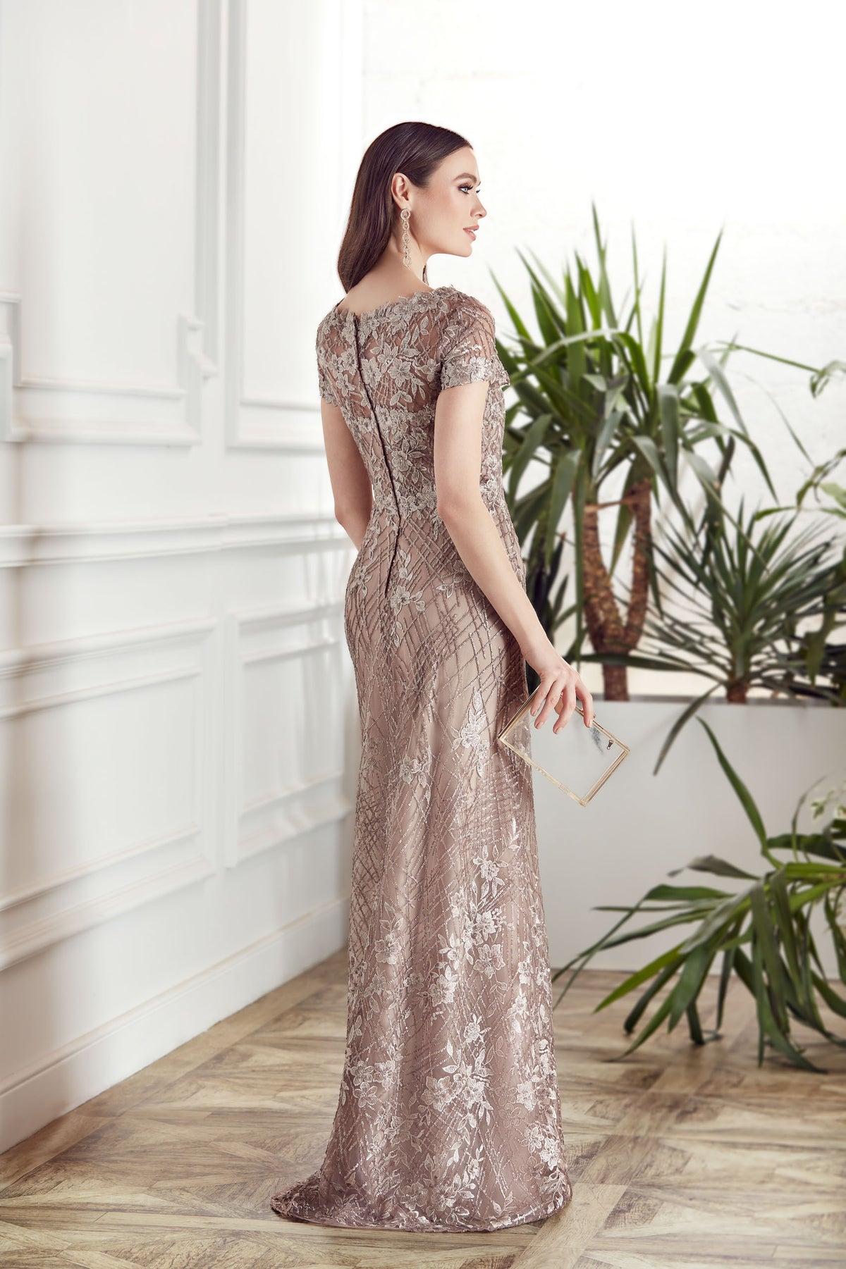 Alyce Paris 27525 Illusion d&#39;occasion spéciale a embelli une robe de ligne