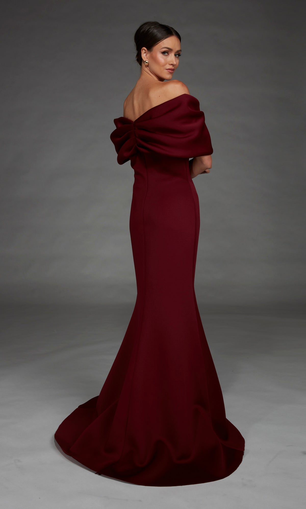 ALYCE Paris 27883 Special Occasion Off The Shoulder Neckline Simple Mermaid Dress