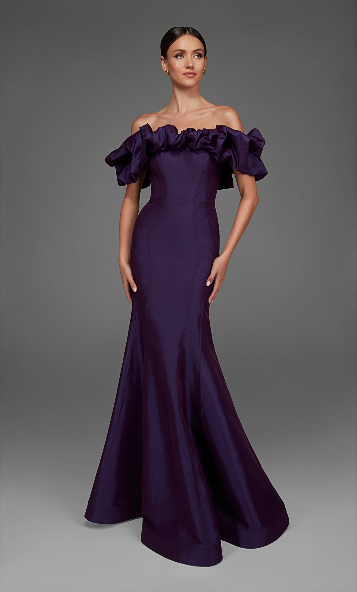 ALYCE Paris 27895 Special Occasion Off The Shoulder Neckline Elegant Mermaid Dress