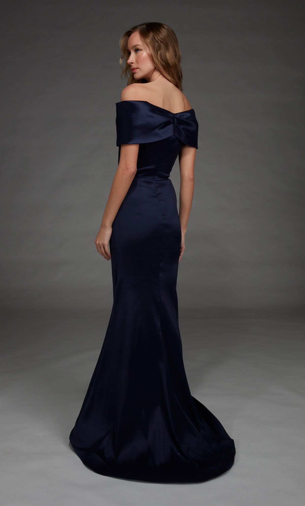 ALYCE Paris 27908 Special Occasion Off The Shoulder Neckline Plus Size Straight Dress