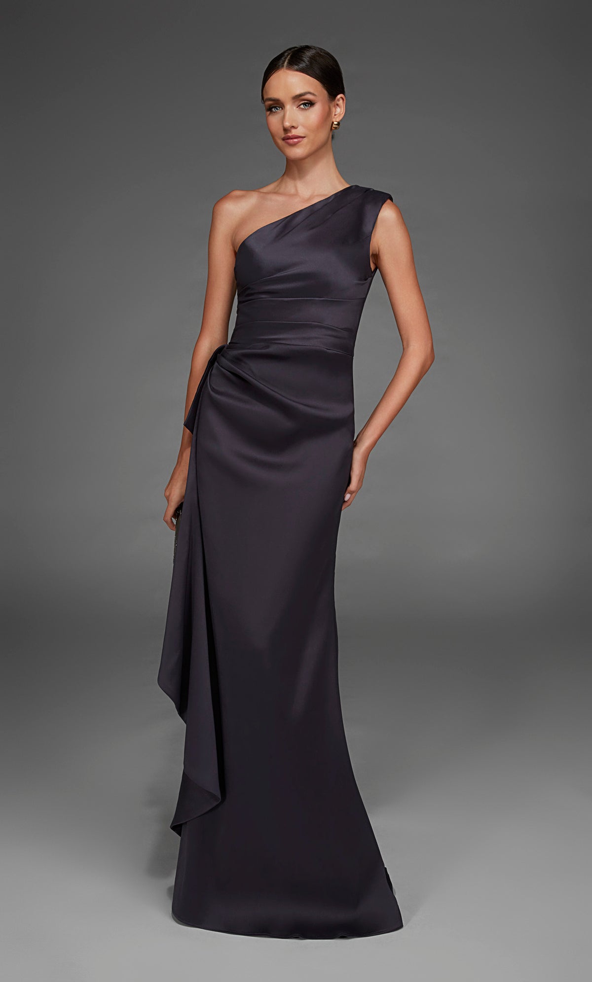 ALYCE Paris 27913 Special Occasion One Shoulder Neckline Elegant Straight Dress