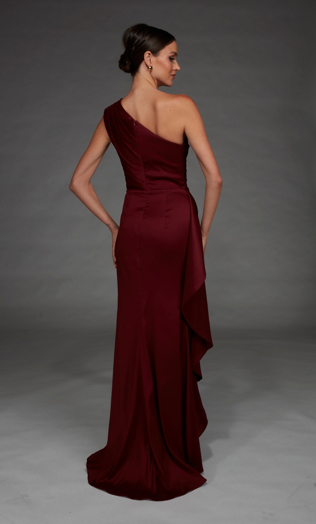 ALYCE Paris 27913 Special Occasion One Shoulder Neckline Elegant Straight Dress