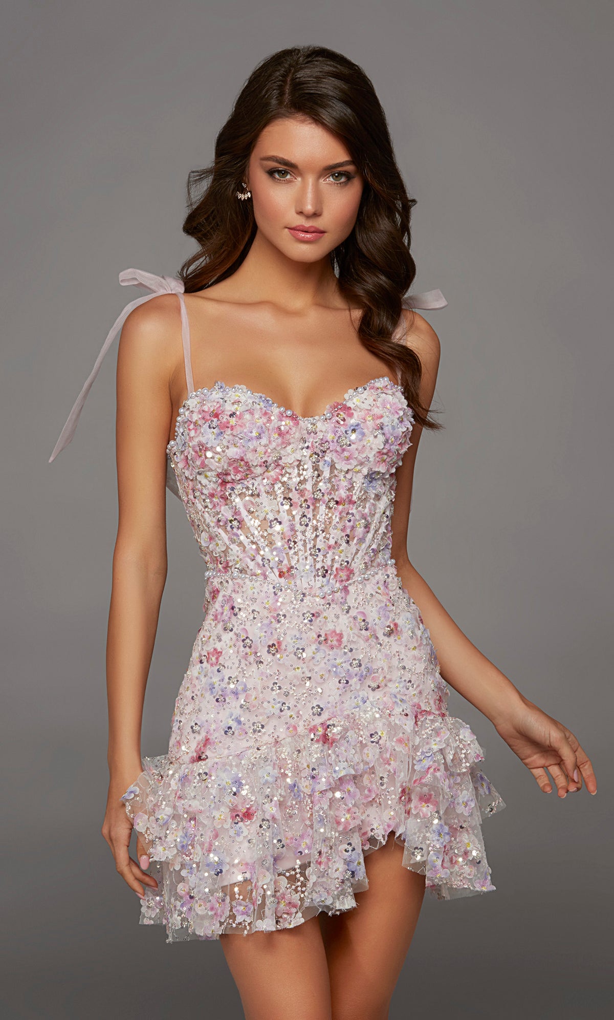 ALYCE Paris 30111 Homecoming Short Sweetheart Neckline Elegant A Line Dress
