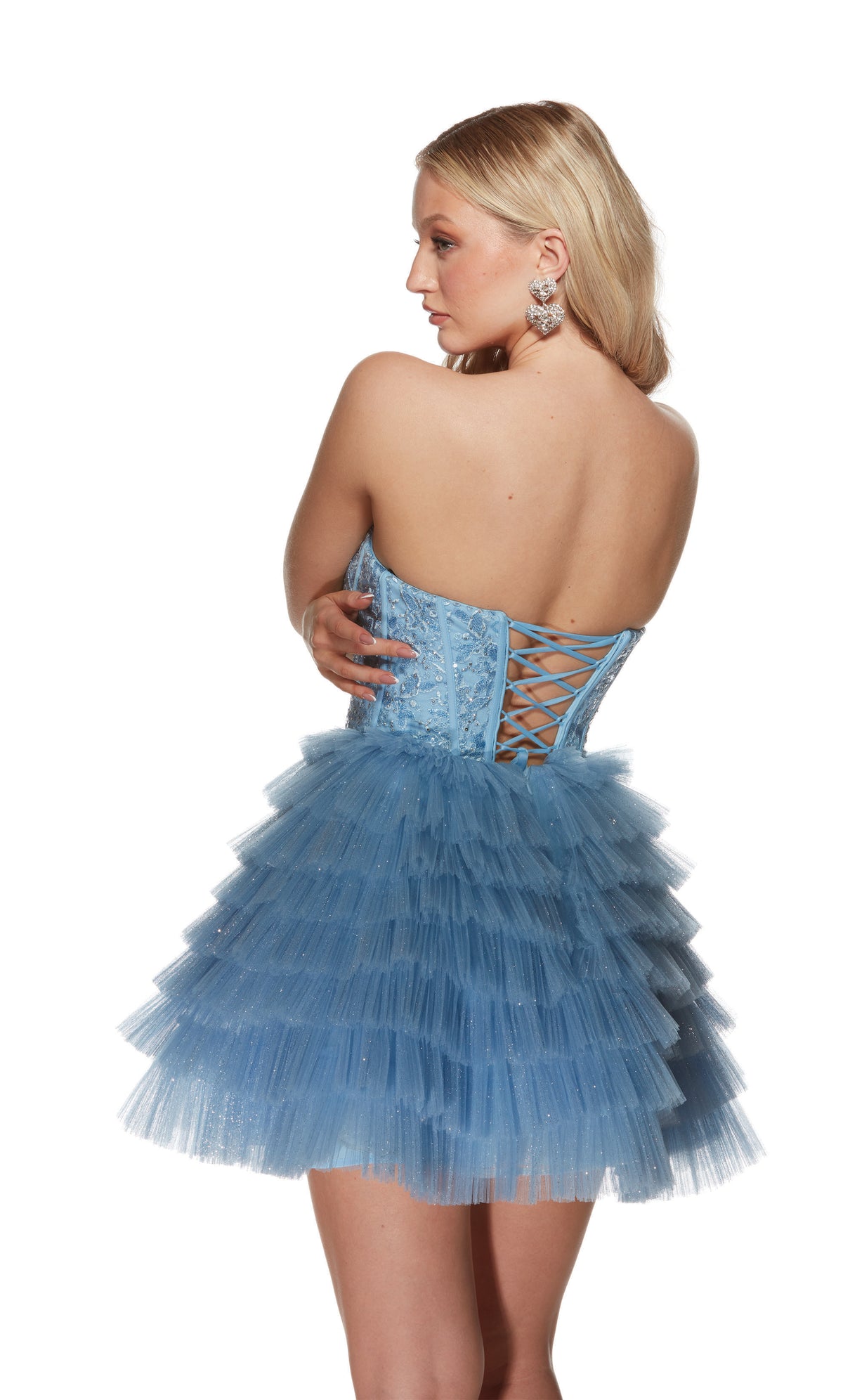 Alyce Paris 3767 Party Strapless Corset Fit and Flare Vestido