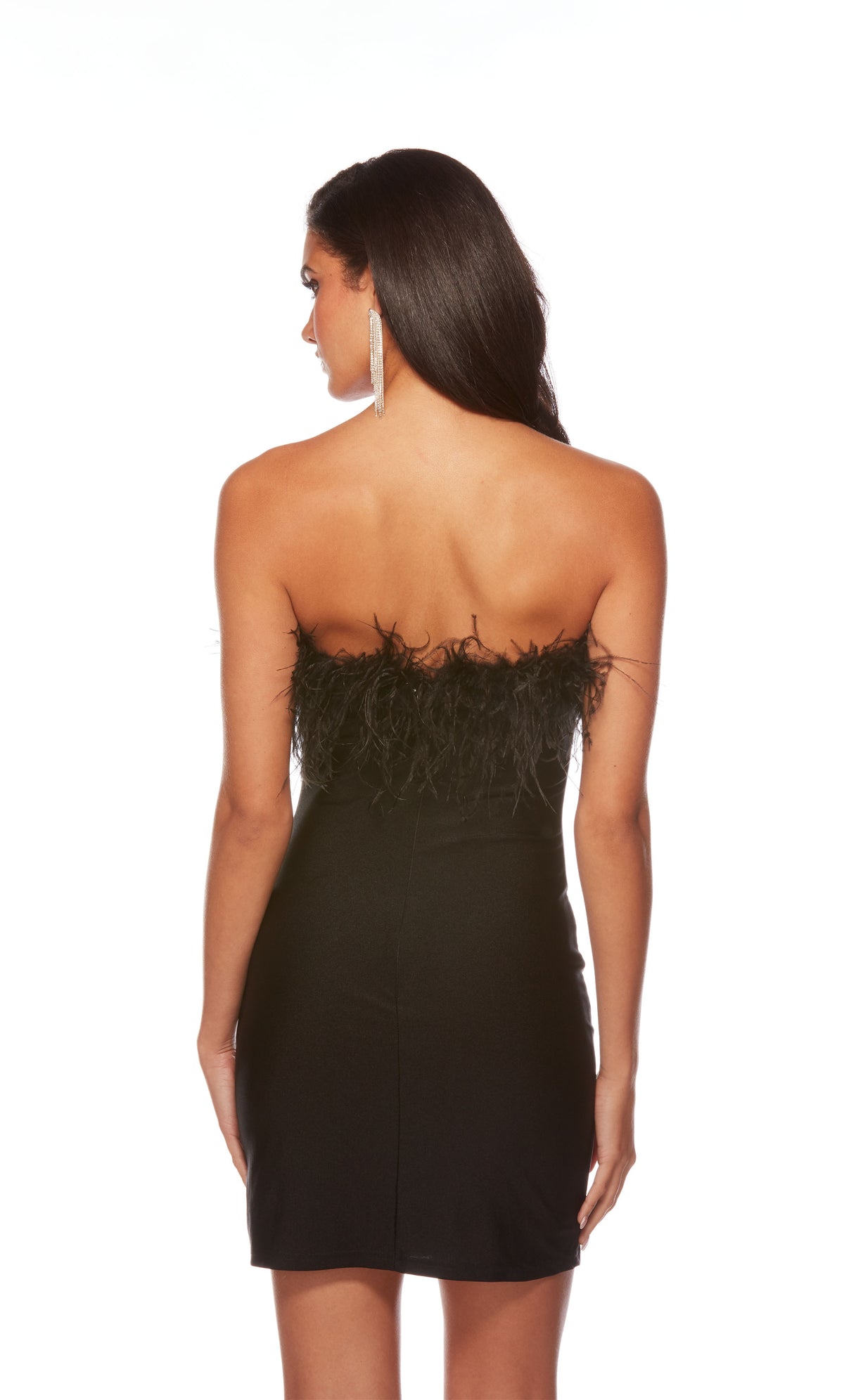 Alyce Paris 4524 Homecoming Short Strapless Simple Straight Abito